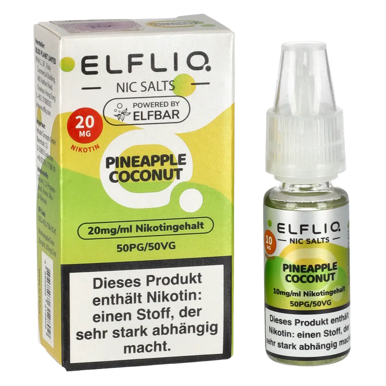 Elfliq Pineapple Coconut Liquid by Elfbar