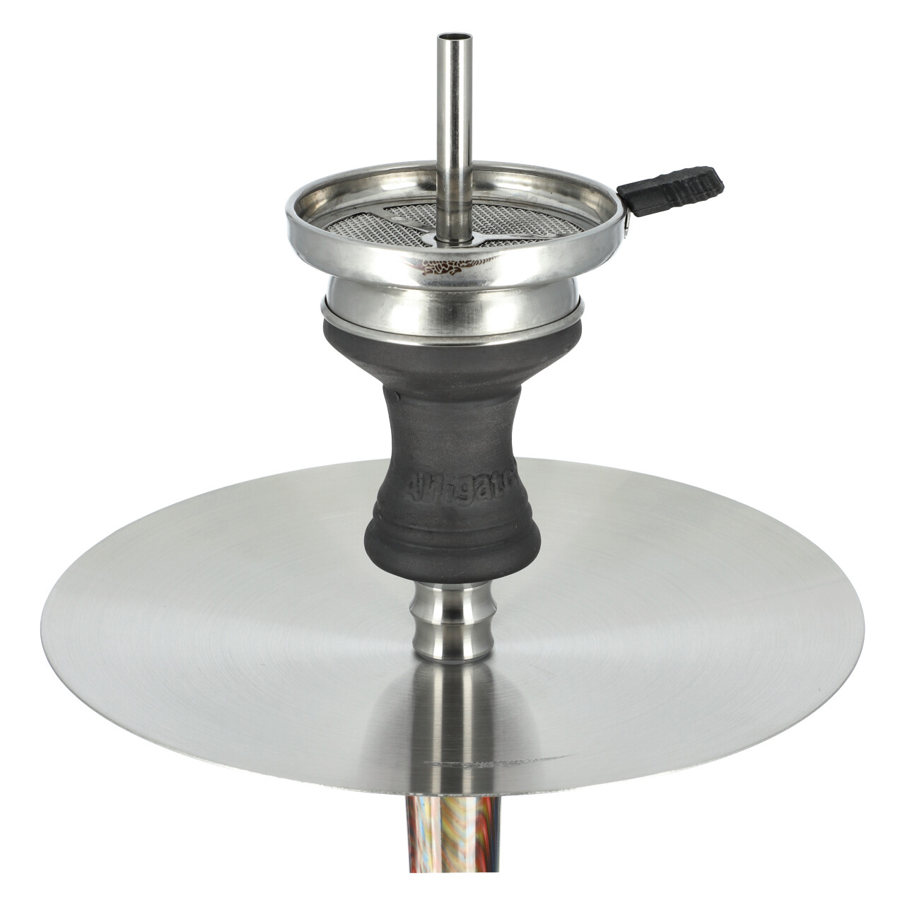 Alligator Professional Edelstahl Shisha Gelb, 62 cm