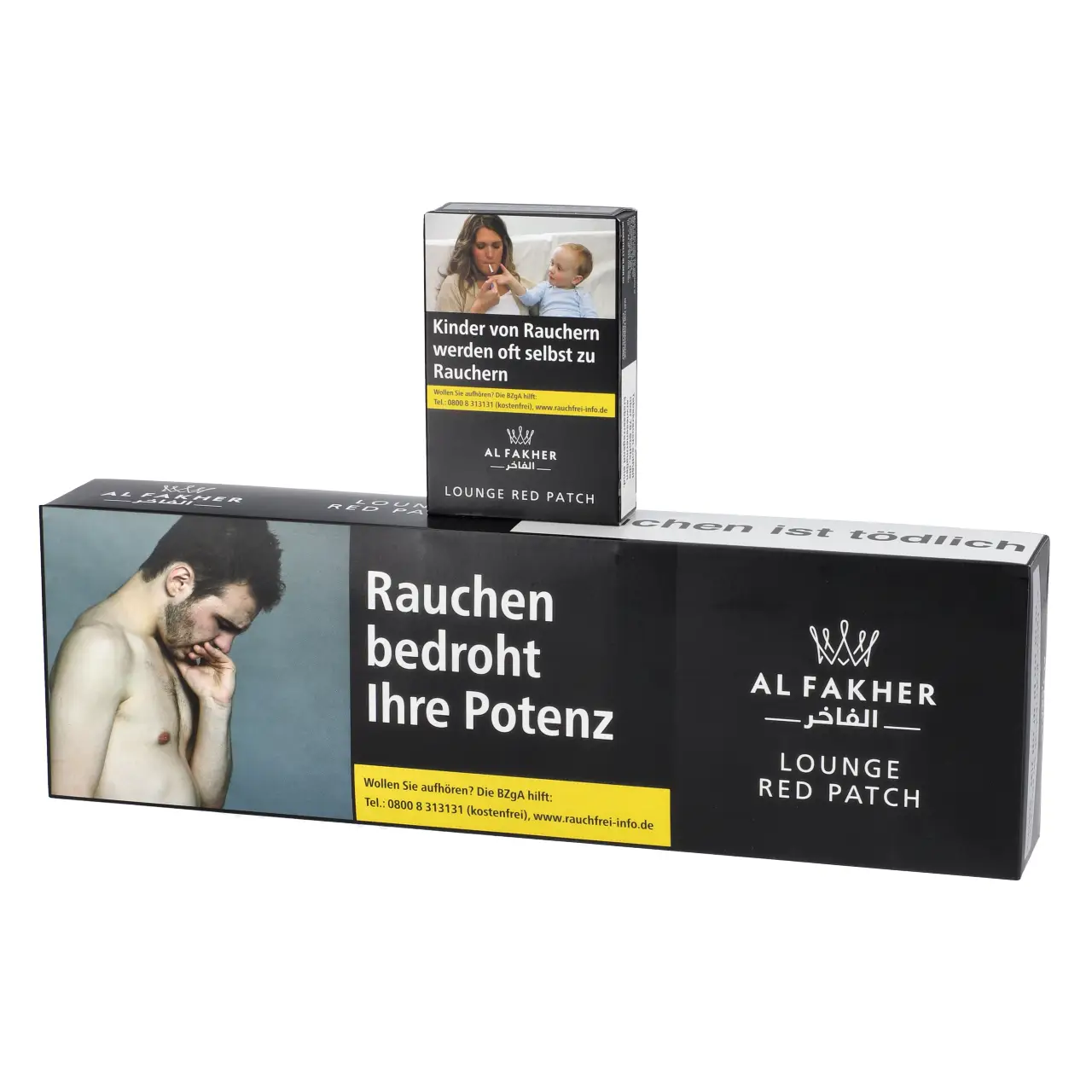 Al Fakher Tabak Lounge Red Patch - Erdbeere Blaubeere Ice - Shisha Tabak 10x20g Al Fakher Shisha Tabak Lounge Red Patch - kühle Erdbeere - 10x20g