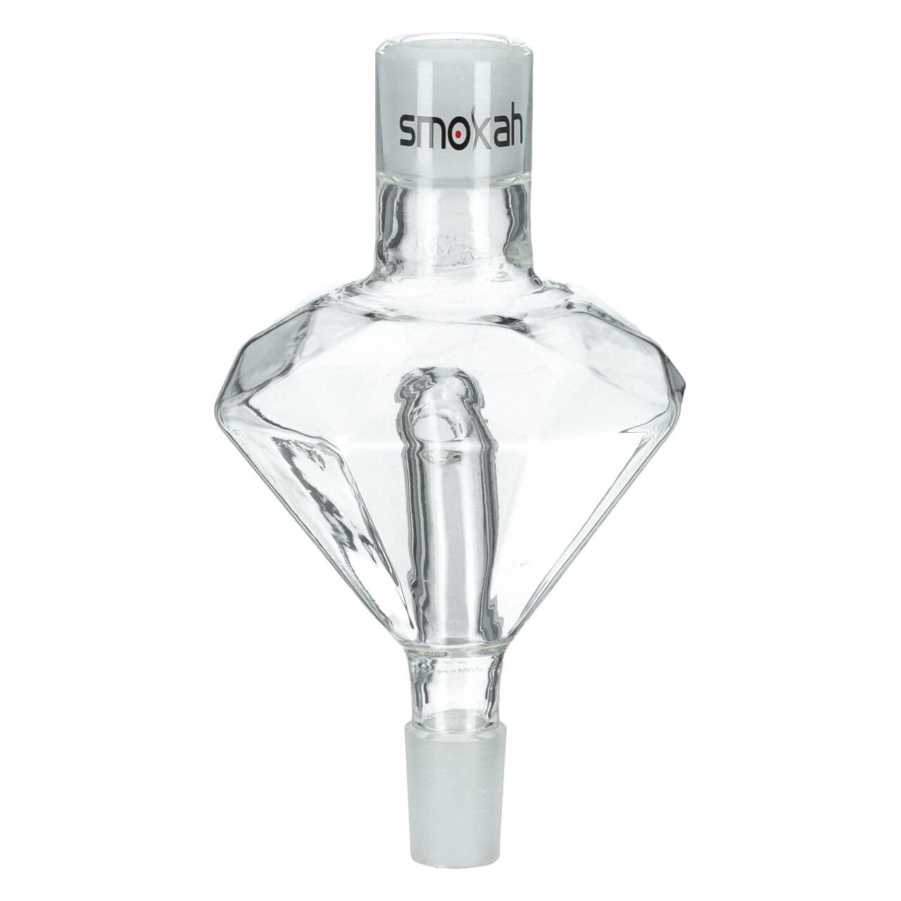 Molassefänger Diamond, aus Glas, 18,8 auf 18,8