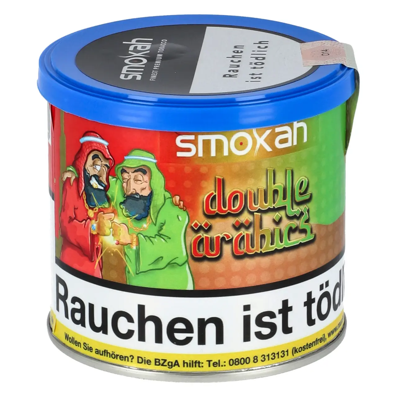 Smokah Double Arabics Pfeifentabak - Doppelapfel Geschmack - 75g Dose