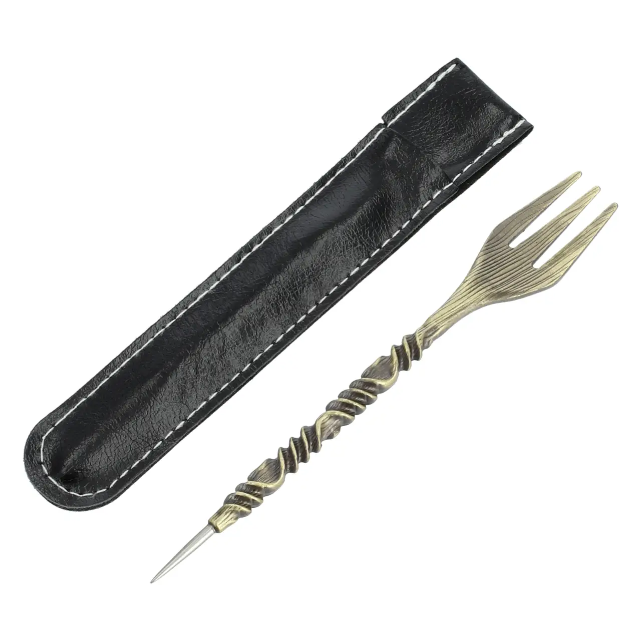 Kopfbau Besteck - Gelbgold, mit Etui Kopfbau Besteck Gelbgold mit Etui