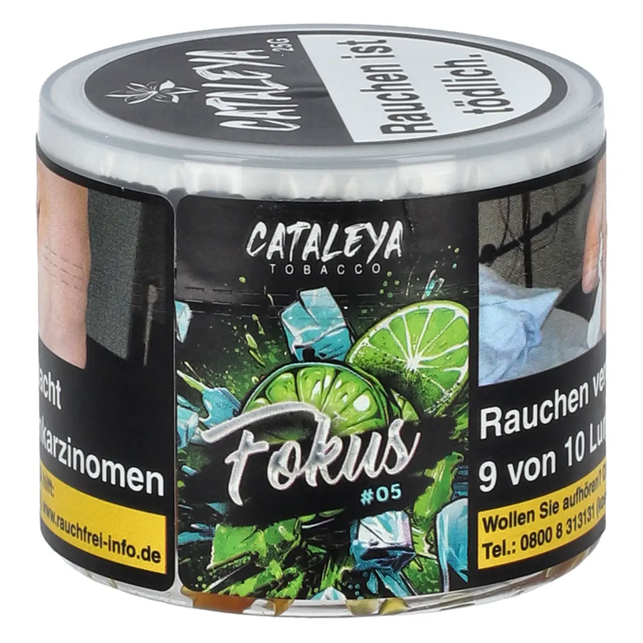 Cataleya Limette Ice (Fokus #05) Shisha Tabak by Samra, 25g Cataleya Shisha Tabak Fokus - Limette Ice - 25g