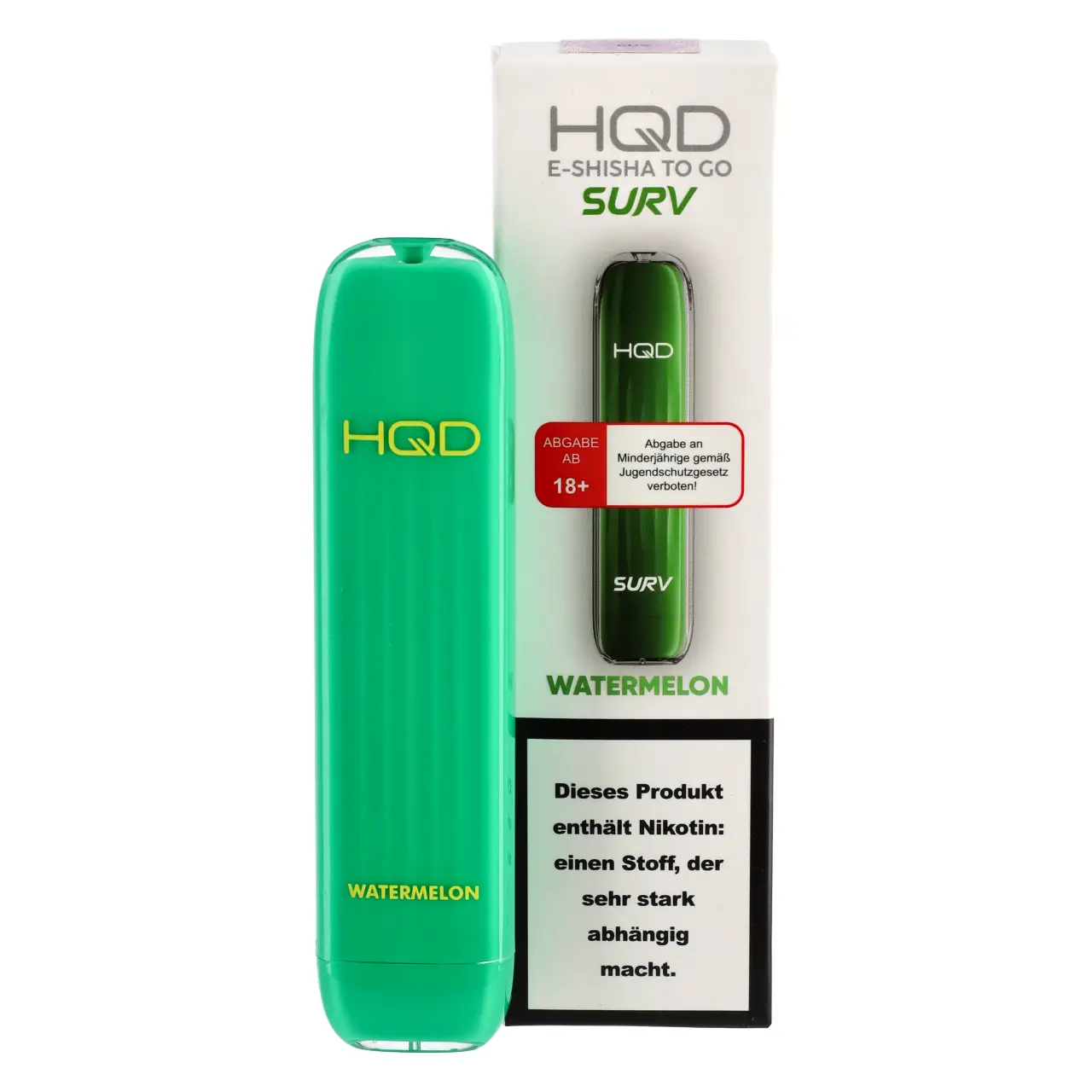 HQD Surv Wassermelone (Watermelon) Einweg E-Shisha, 2ml Watermelon - HQD Surv Einweg Vape