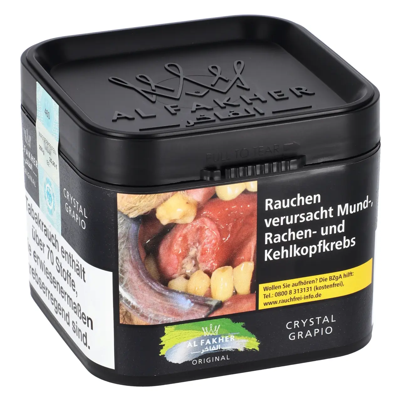 Al Fakher Shisha Tabak Crystal Grapio- 200g Dose Al Fakher Shisha Tabak Crystal Grapio- 200g Dose