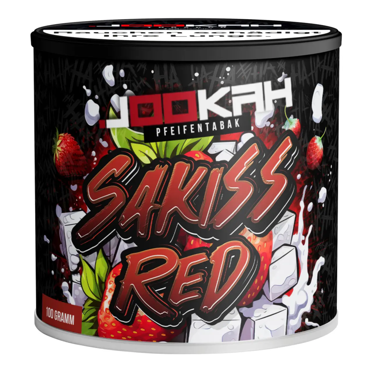 Jookah Pfeifentabak Sakiss Red - türkischer Kaugummi Erdbeere - 100g