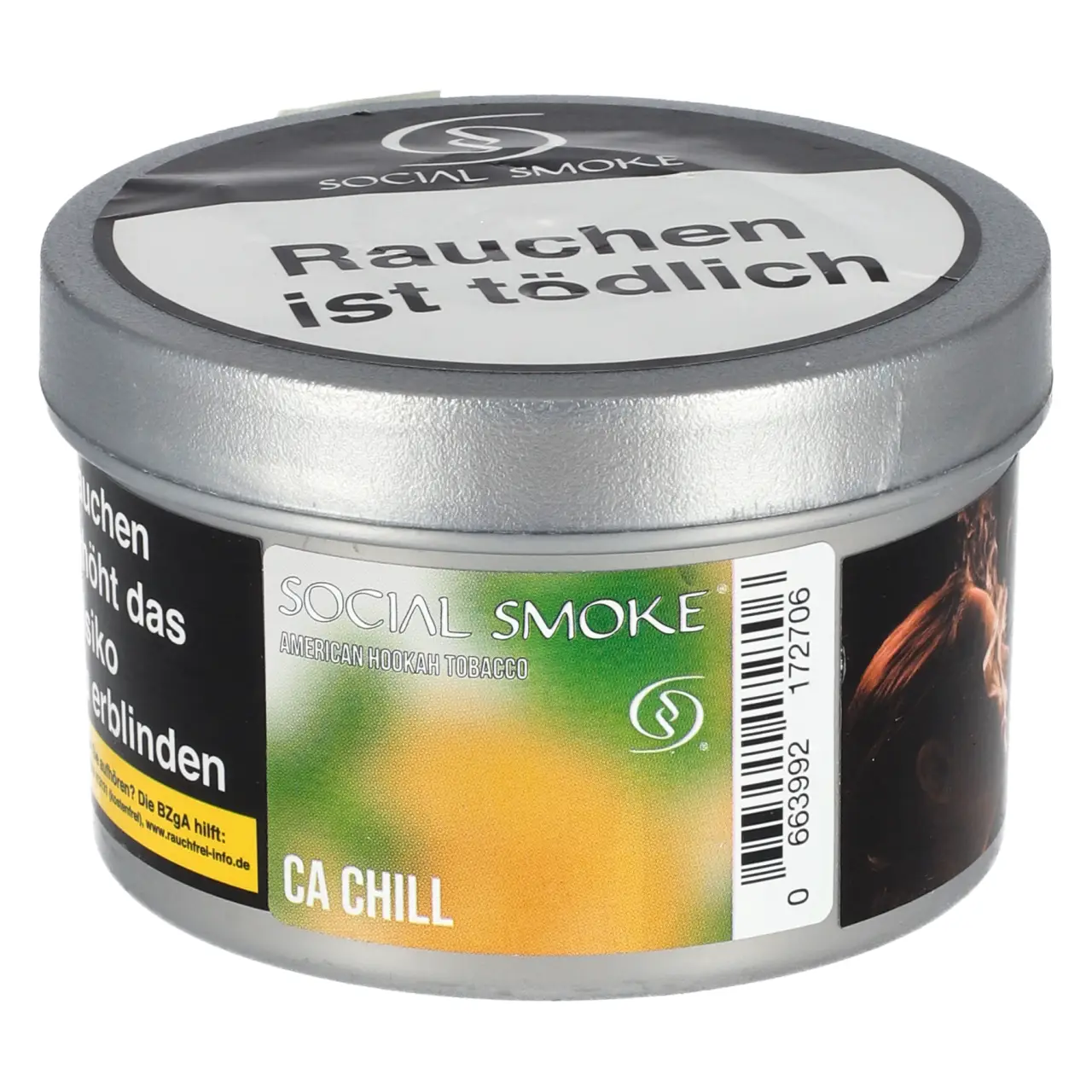 Social Smoke Cantaloupe Melon Chill Shisha Tabak 200g
