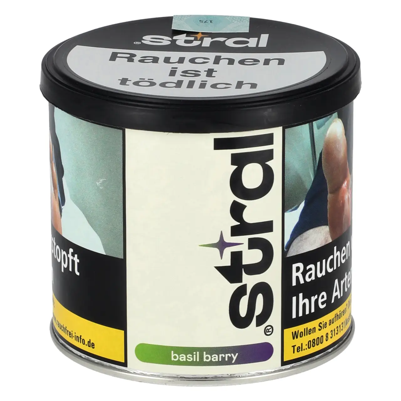 Stral Basil Barry - Brombeere Basilikum - Shisha Tabak 200g Stral Basil Barry Shisha Tabak