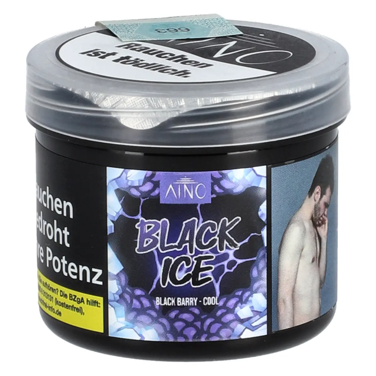 Aino Shisha Tabak Black Ice - kühle Brombeere - 20g