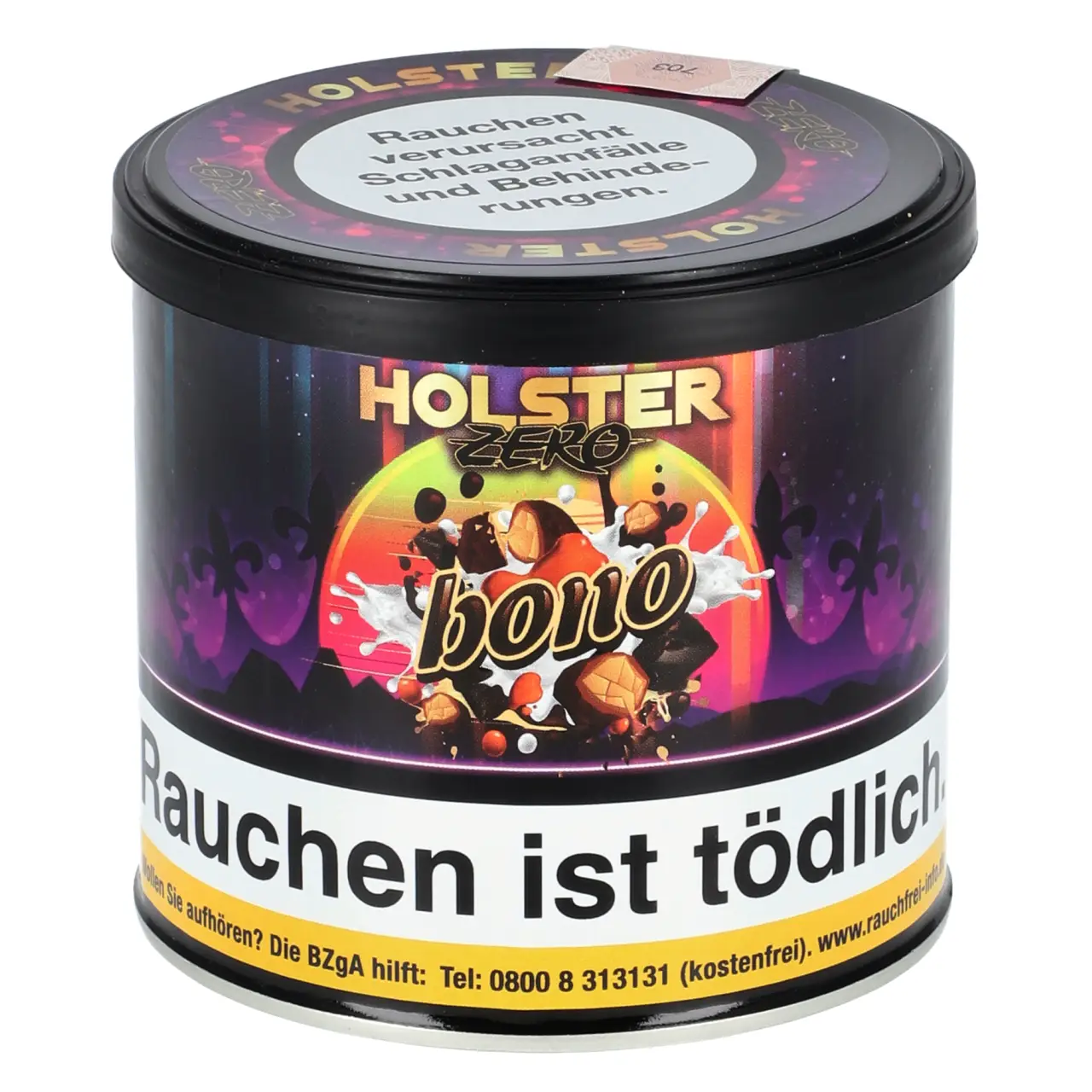 Holster Zero Haselnuss Milch Waffel (bono) Pfeifentabak, 75g Holster Zero Pfeifentabak Bono - Haselnuss Milch Waffel - 75g