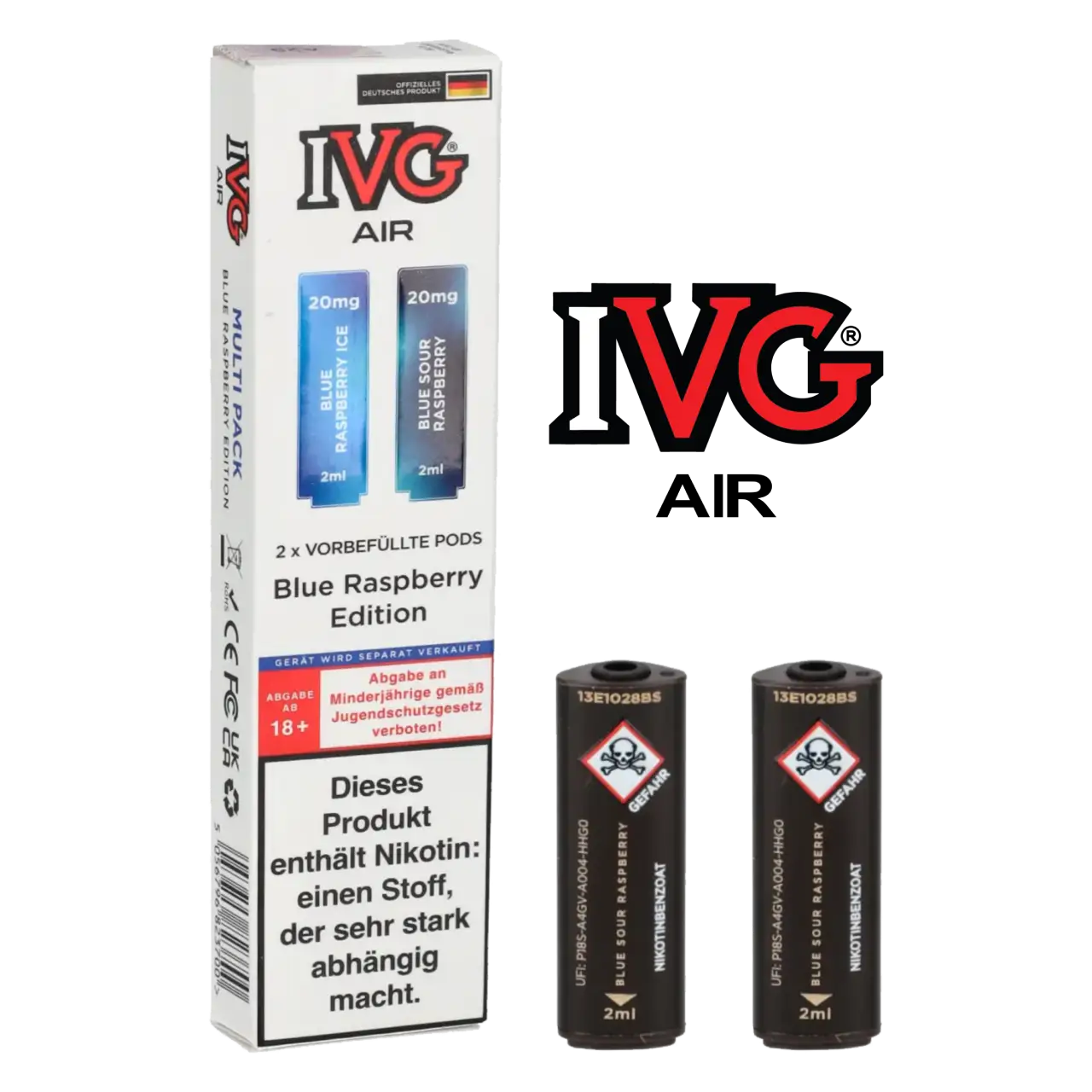 IVG Air Pods Blue Raspberry Edition IVG Air Pods Blue Raspberry Edition