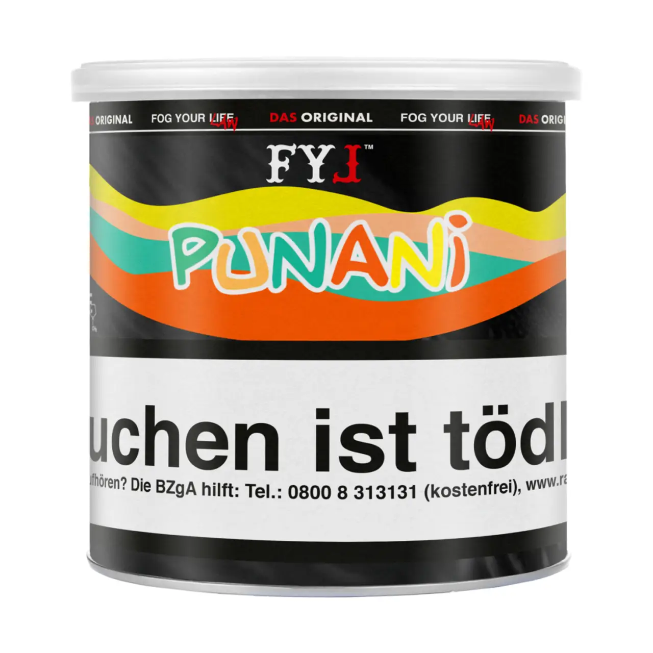 Fog Your Law Mango Maracuja Orange Ananas (Punani) Dry Base Aroma Tabak, 70g Fog Your Law Pfeifentabak Punani - Mango Maracuja Orange Ananas