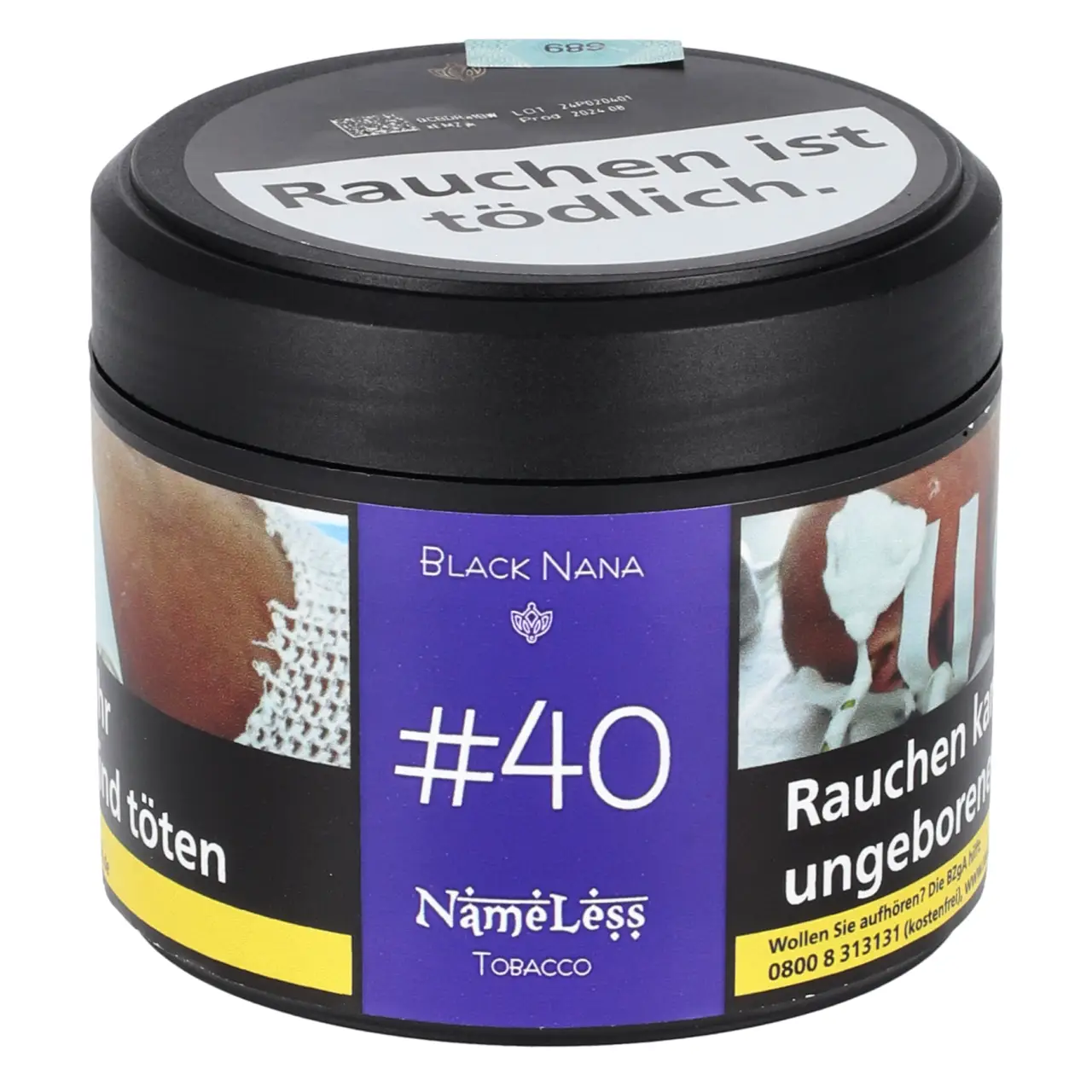 Black Nana Tabak von Nameless Black Nana Shisha Tabak von NameLess in der 200g Dose
