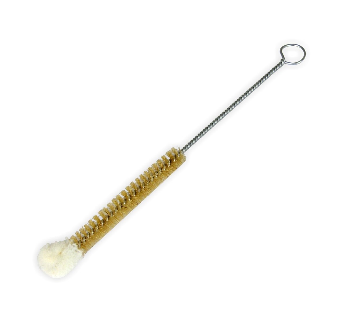 980a9eed608bd36ad19a8a31908a8ed7 Bürste Naturhaar mit Baumwollspitze, 16 cm, D: 10 mm