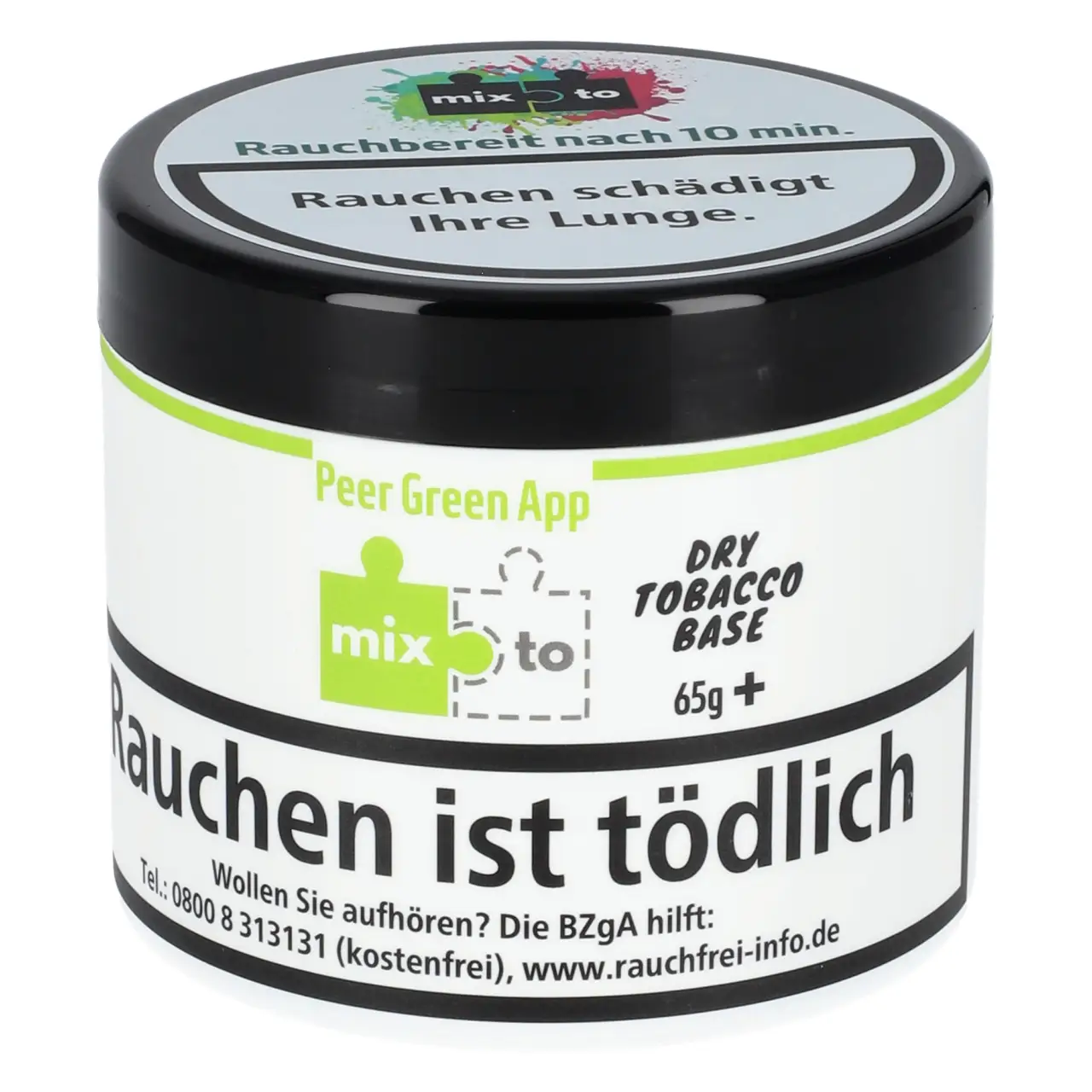 Mixto Birne grüner Apfel Minze (Peer Green App) Dry Tobacco Base Pfeifentabak, 65g Mixto Dry Tobacco Base Pfeifentabak Peer Green App - Birne grüner Apfel Minze - 65g