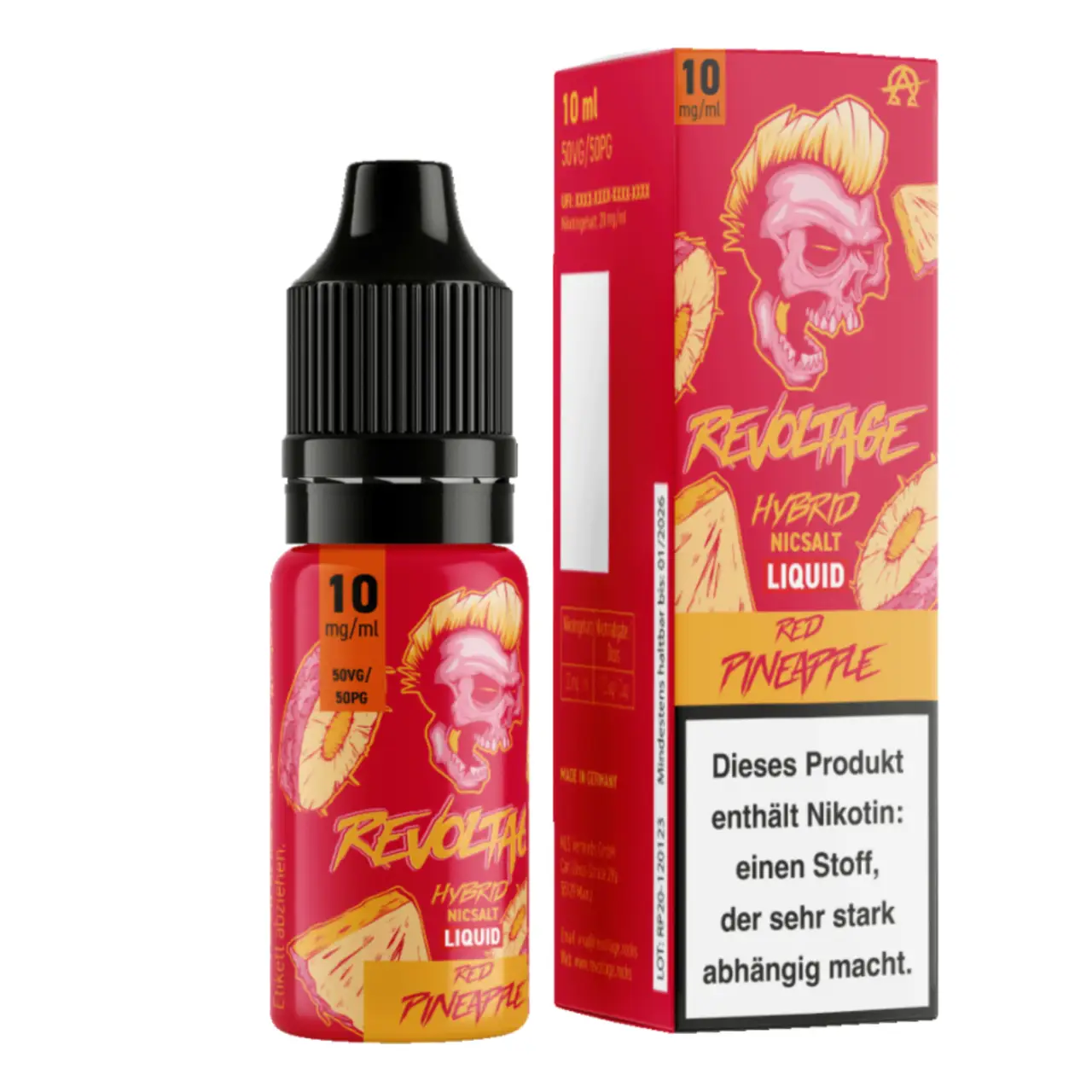 Red Pineapple - Revoltage Hybrid Nicsalt Liquid 10ml