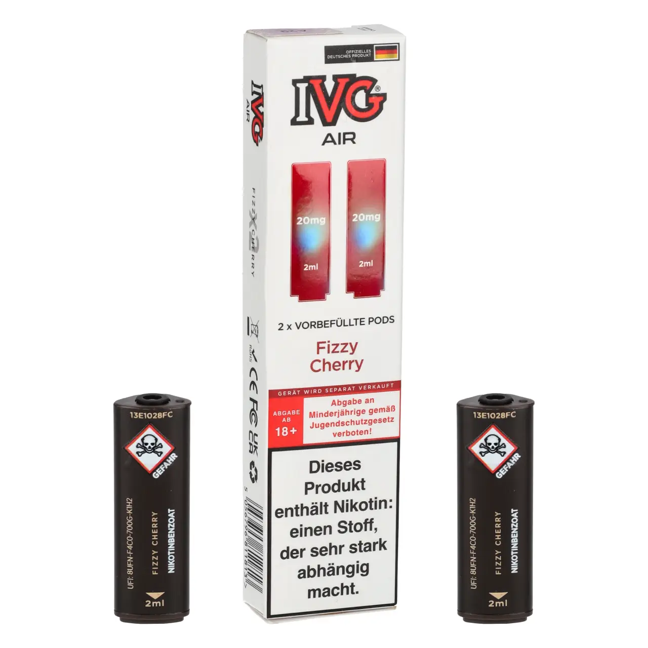 IVG Air Kirsche (Fizzy Cherry) Pods, 2-er Packung IVG Air Pods Fizzy Cherry