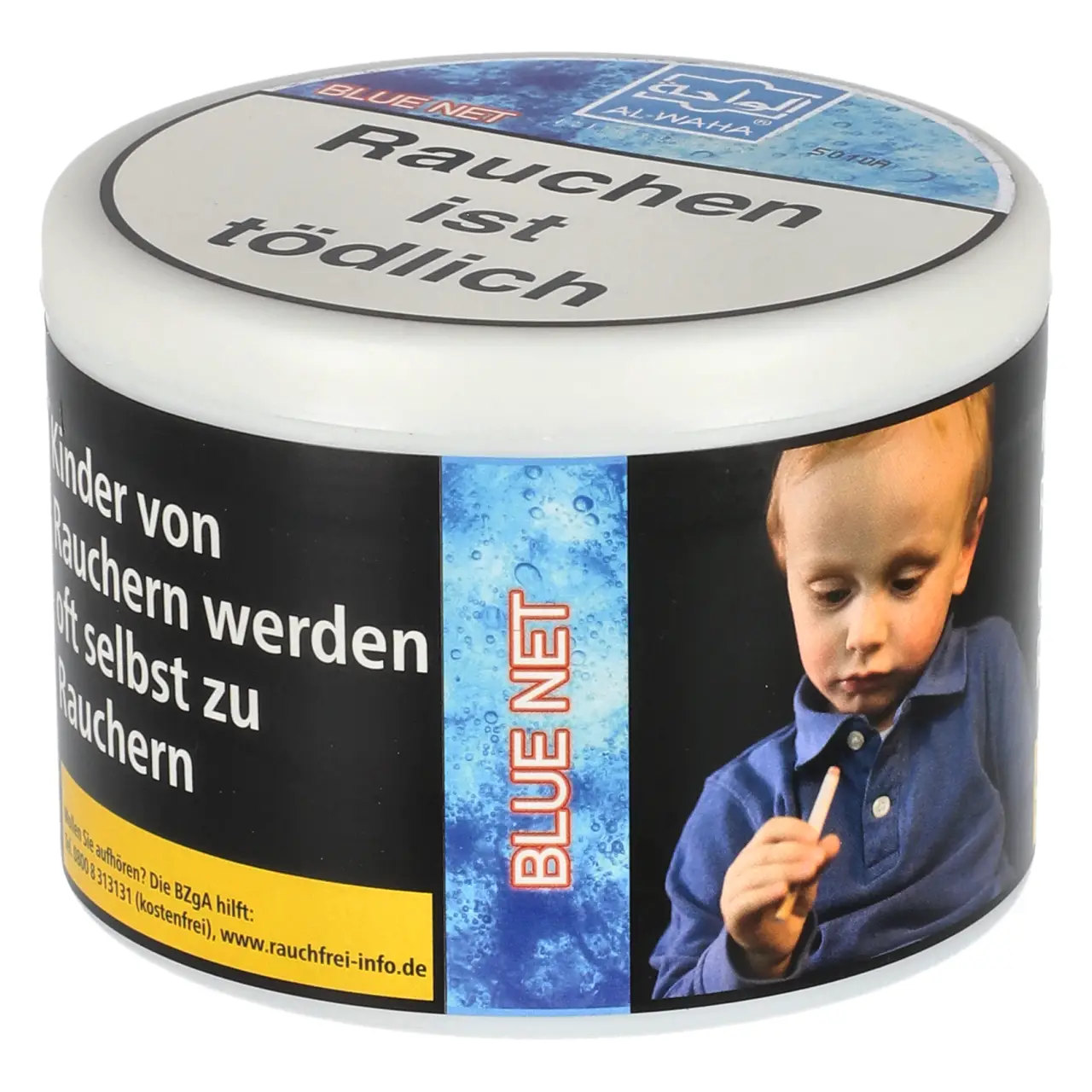 Al Waha Blue Net Shisha Tabak 200g Dose