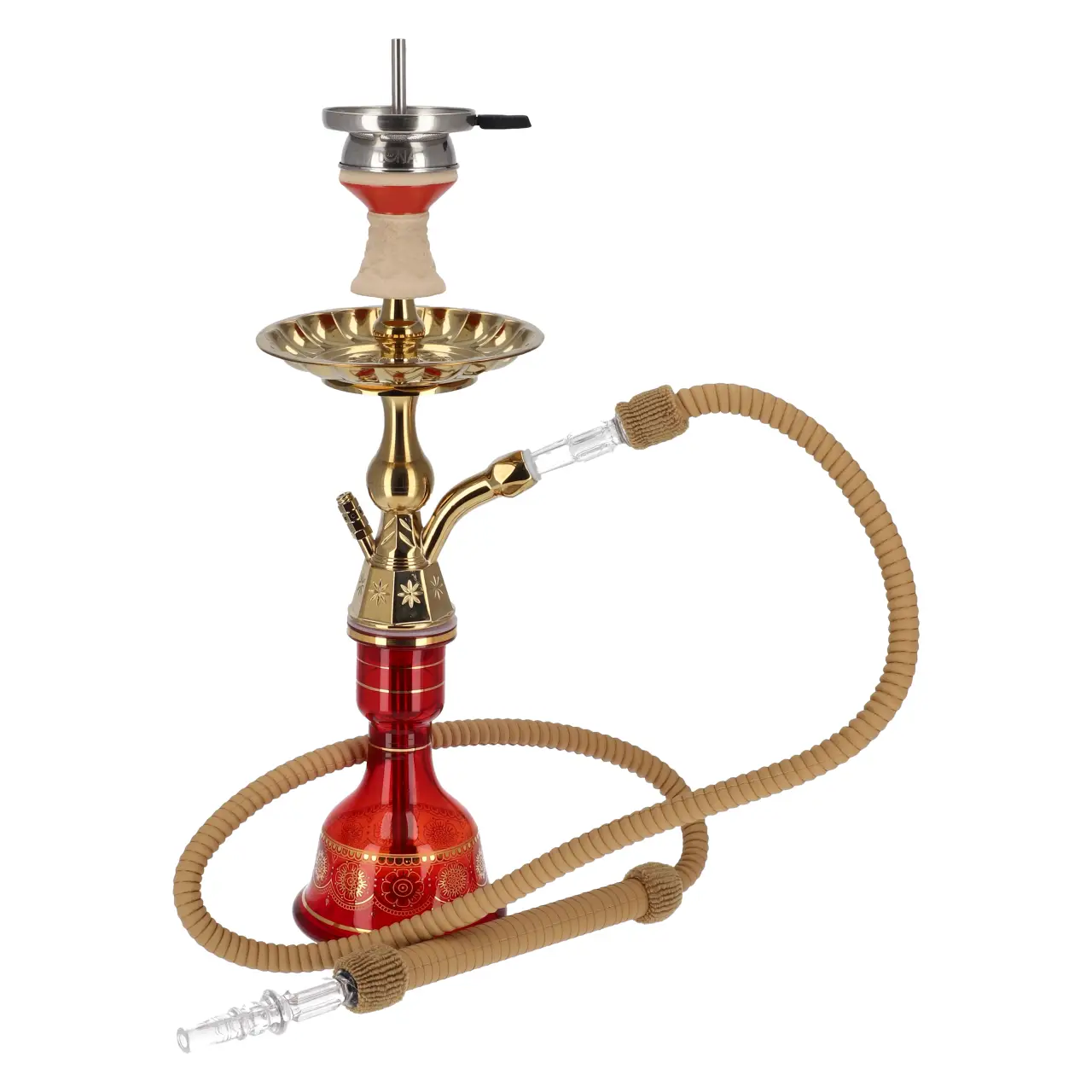 Luna Small Tradi Shisha in Rot