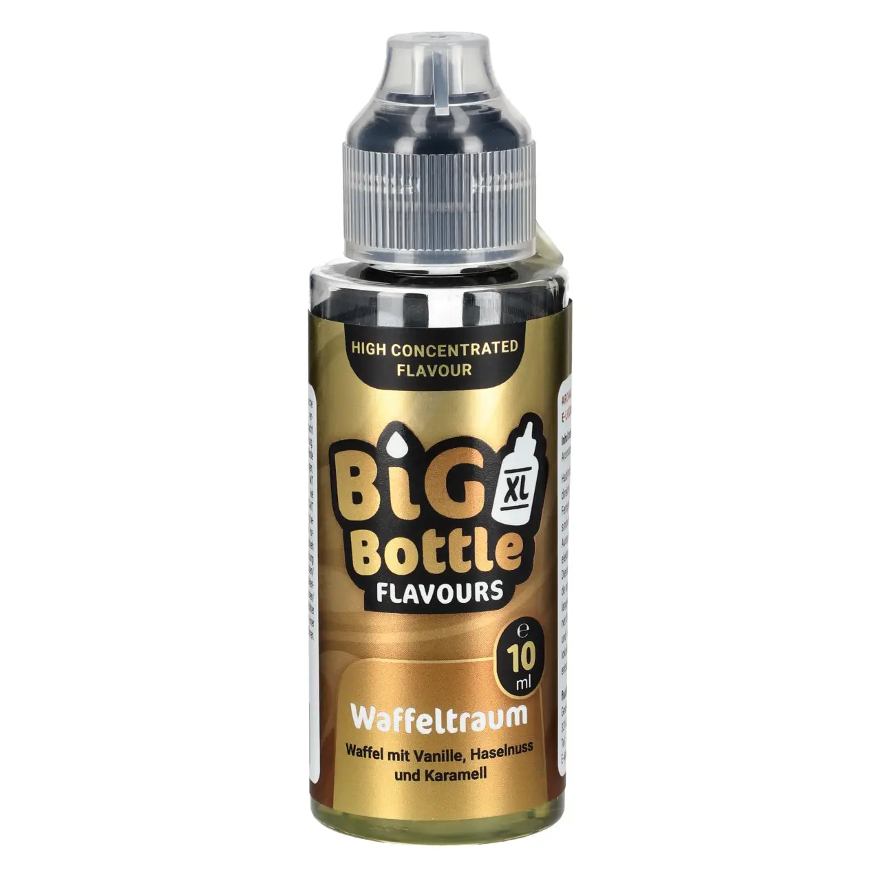 Big Bottle Aroma Longfill - Waffeltraum - Waffel mit Vanille, Haselnuss und Karamell - 10ml Big Bottle Waffeltraum Aroma Longfill