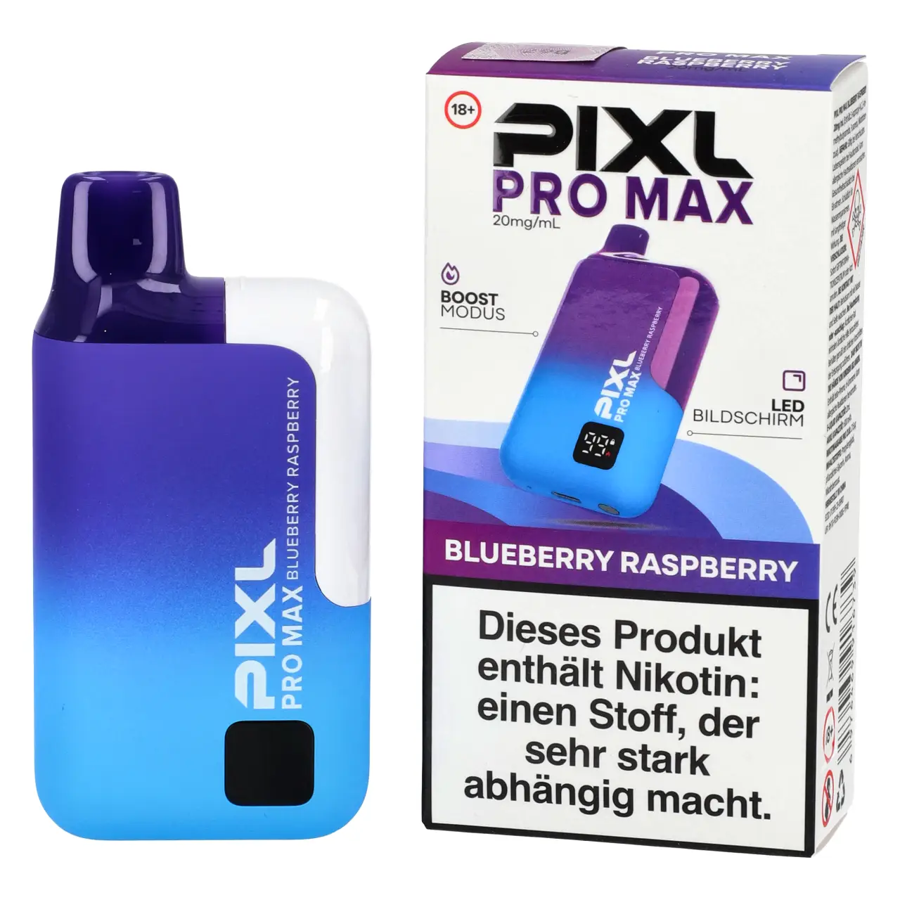 Pixl Pro Max Vape Blueberry Raspberry Basisgerät