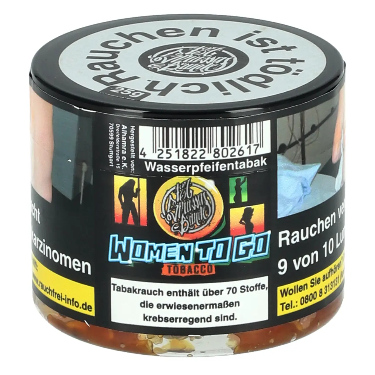 187 Tabak Women To Go - Mango Limette Physalis - Shisha Tabak 25g 187 Tabak Women to Go - Mango Limette Physalis - 25g