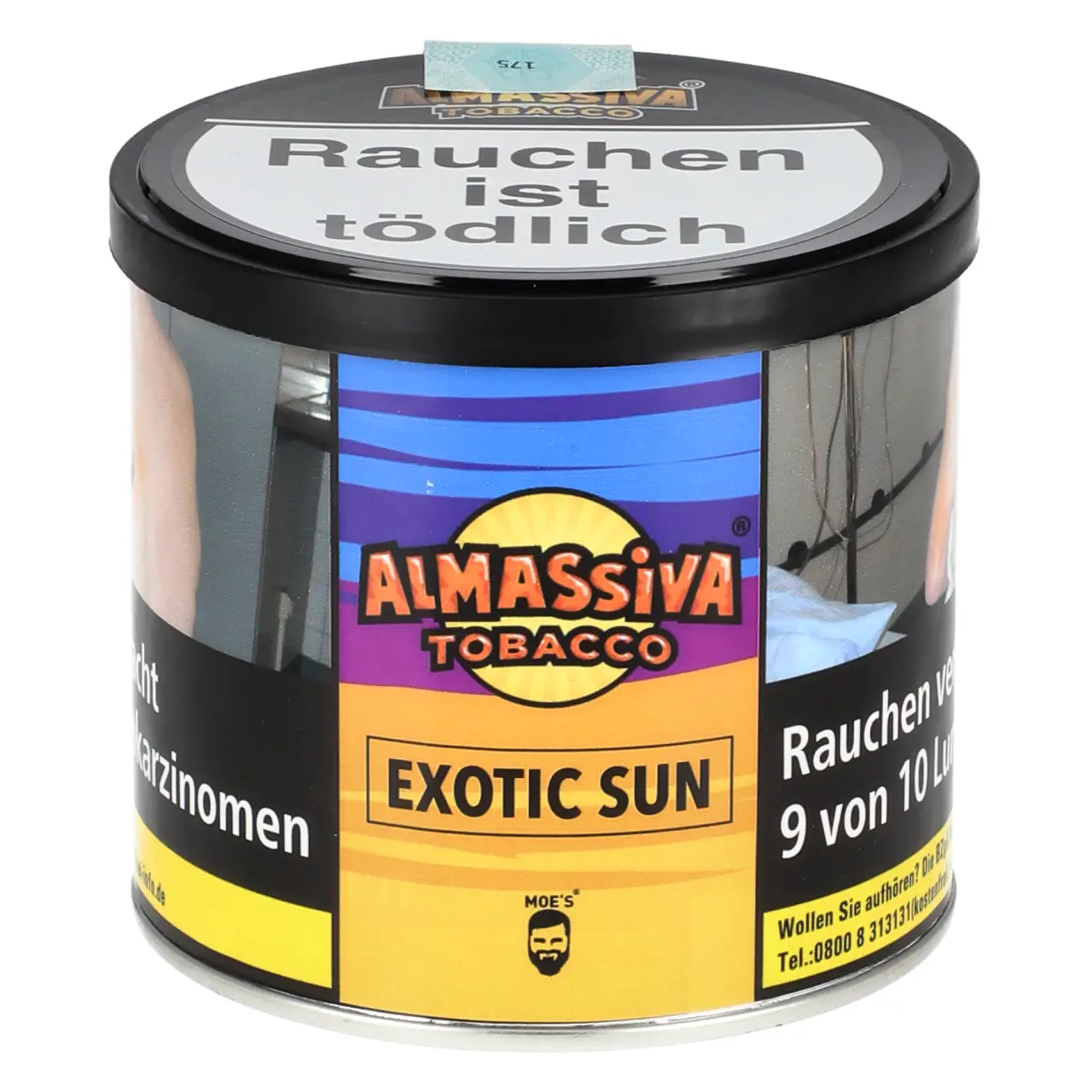 Almassiva Exotic Sun Shisha Tabak 200g Dose