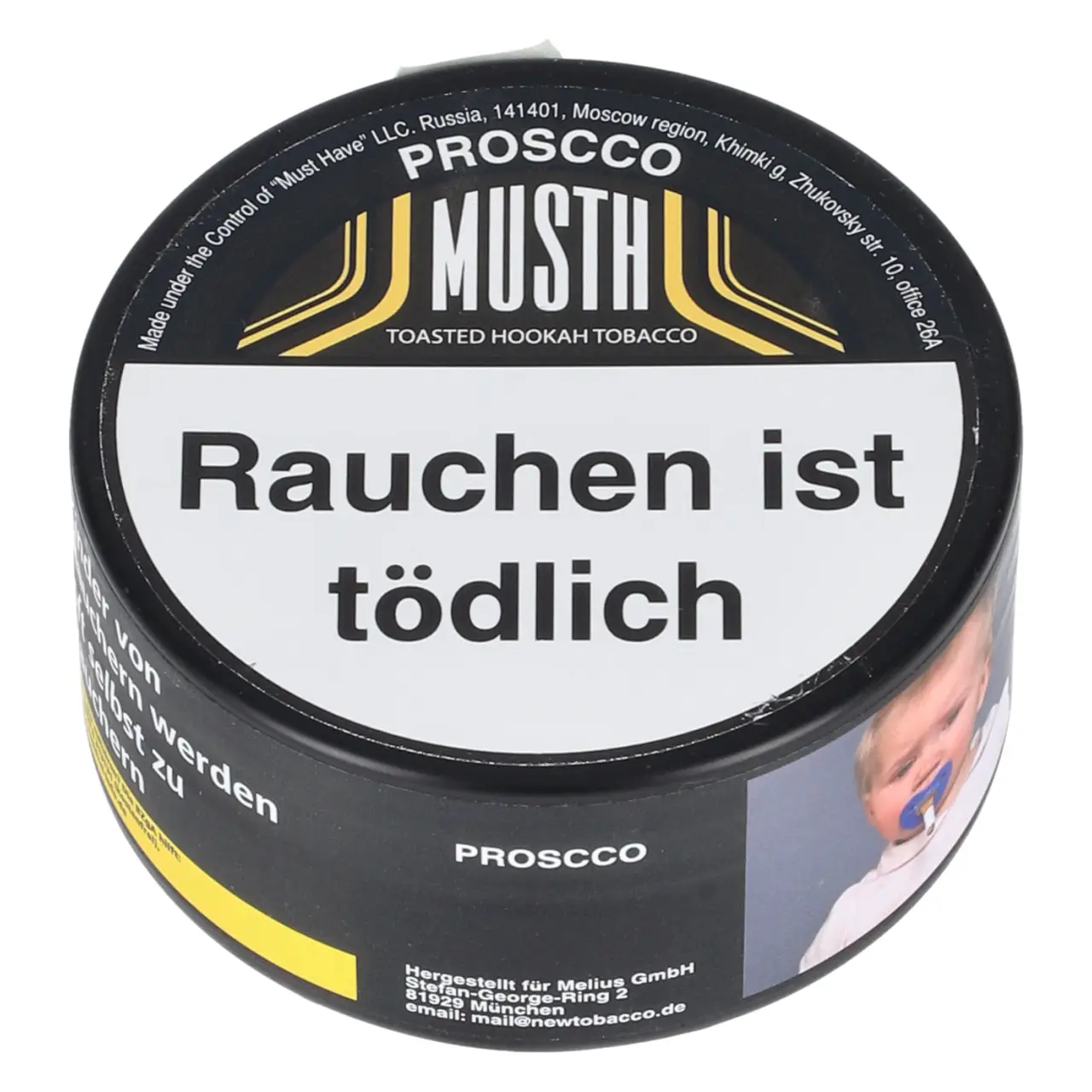 MustH Proscco - Prosecco - Darkblend Shisha Tabak 200g MustH Proscco Darkblend Shisha Tabak 200g