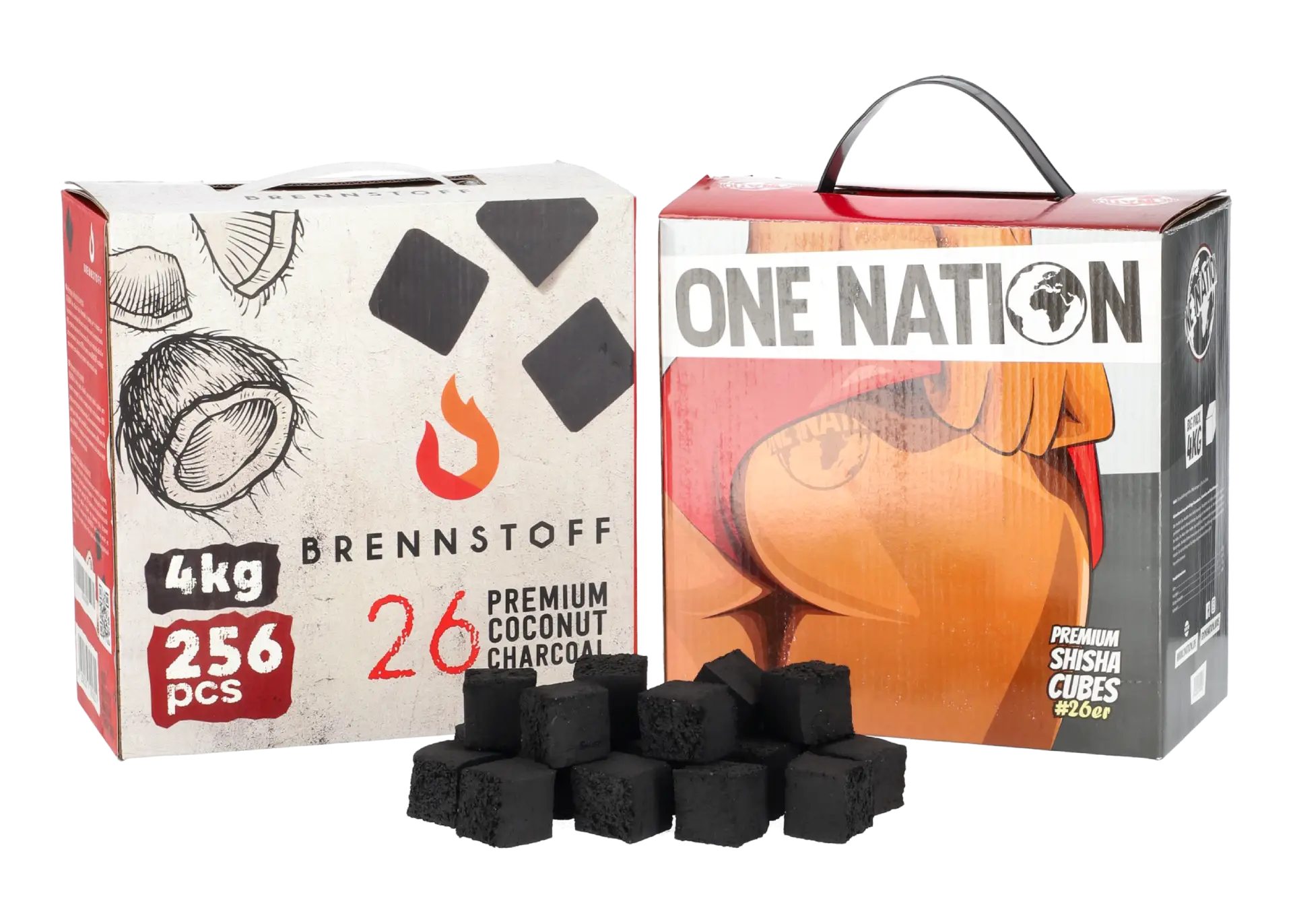 Shisha Kohle Natur aus Kokosnussschalen