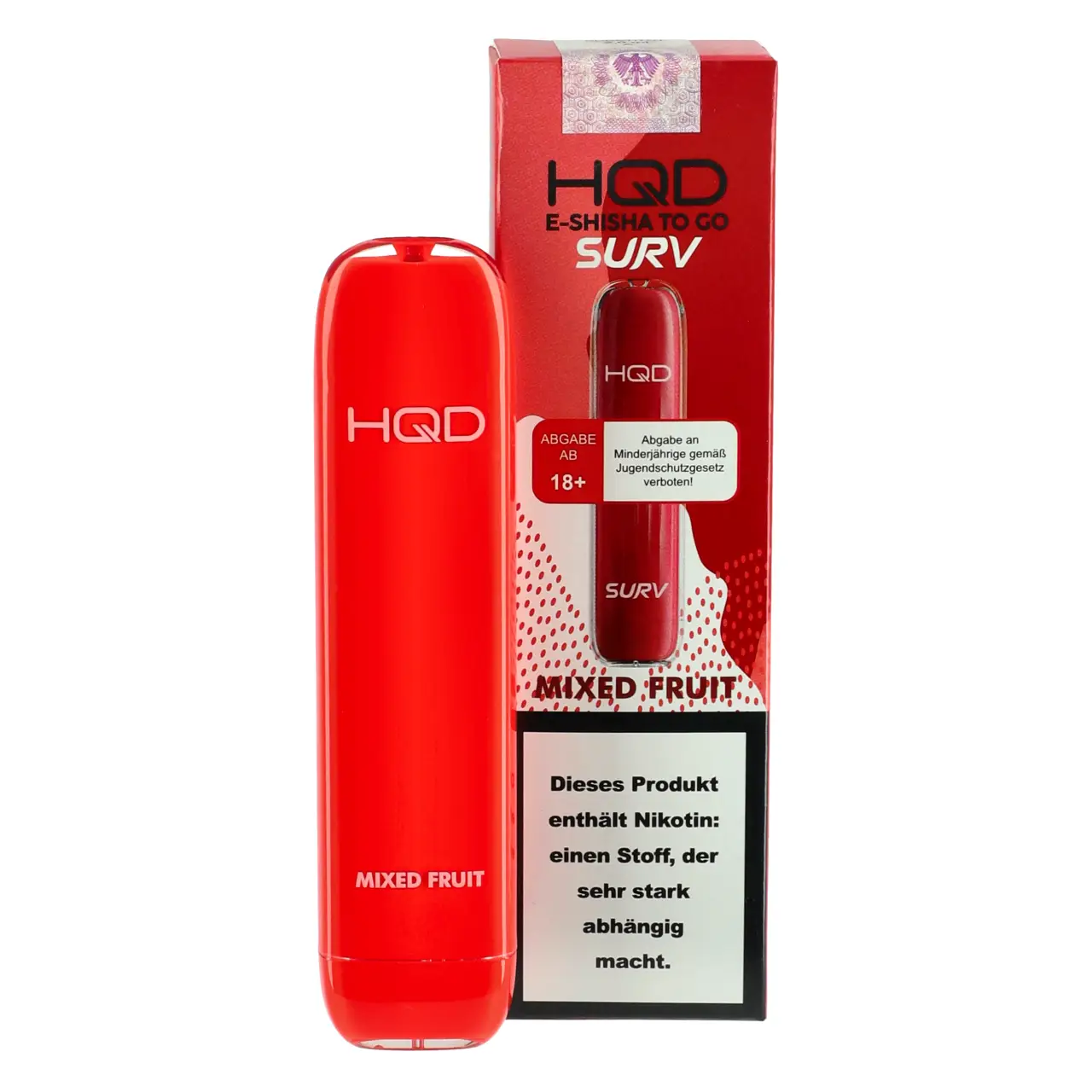 HQD Surv Früchtemix (Mixed Fruit) Einweg E-Shisha, 2ml Mixed Fruits - HQD Surv Einweg Vape