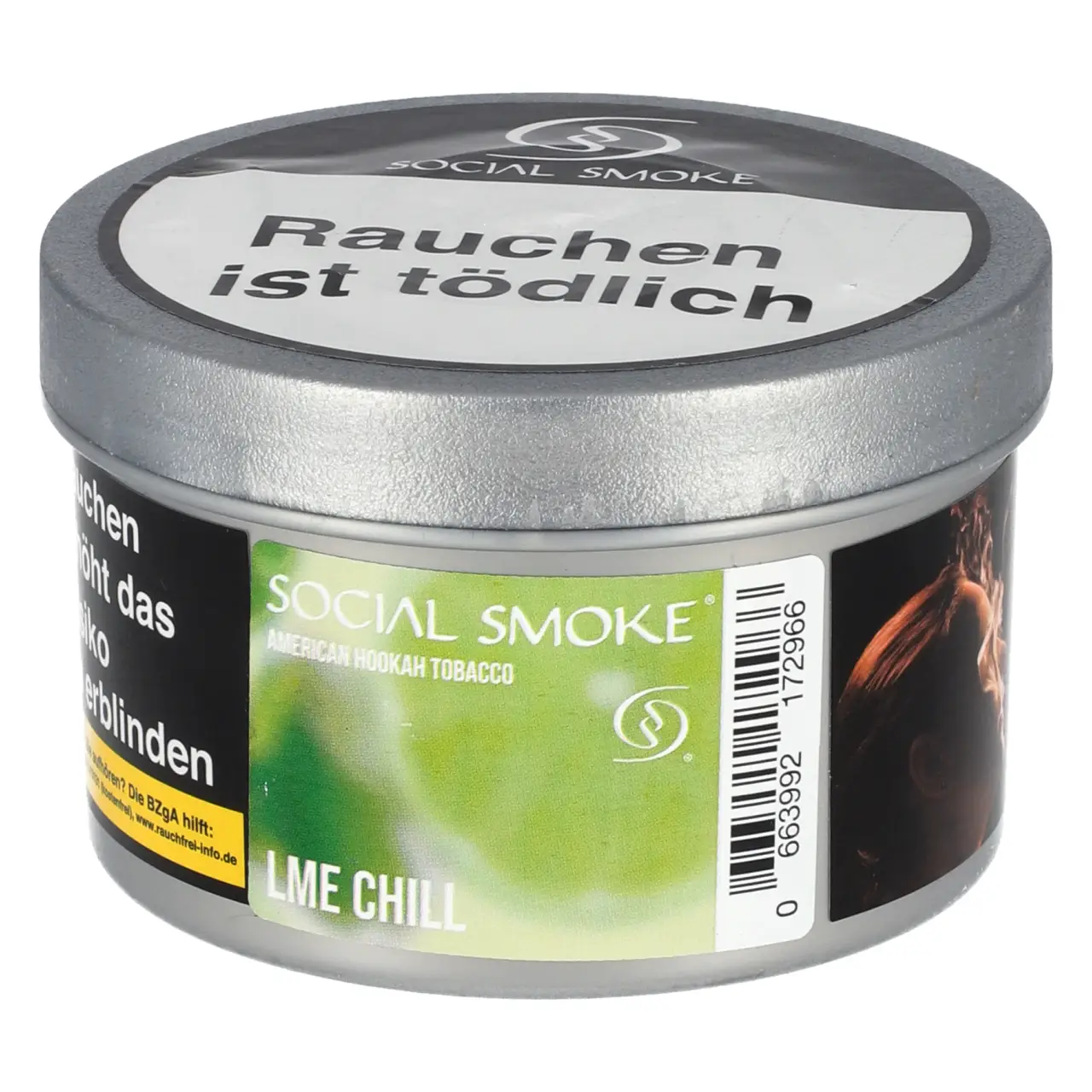 Social Smoke Lime Chill Shisha Tabak 200g