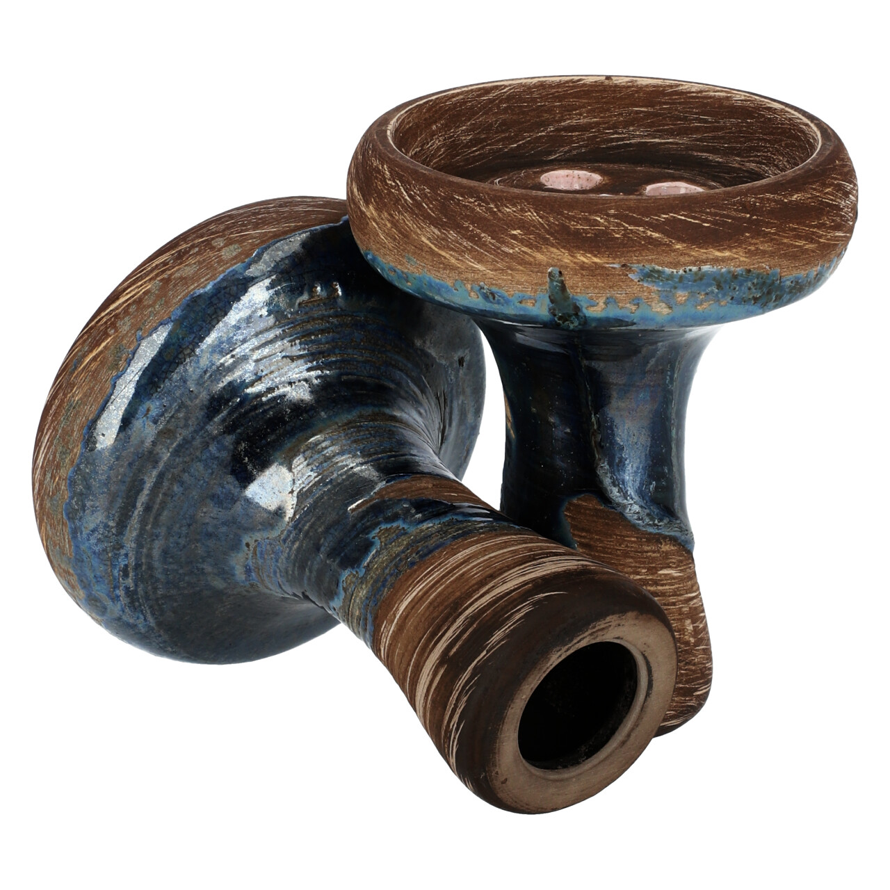 Kolos Tabakkopf Lyomista in der Farbe Blue River von hinten Kolos Tabakkopf Lyomista in der Farbe Blue River von hinten