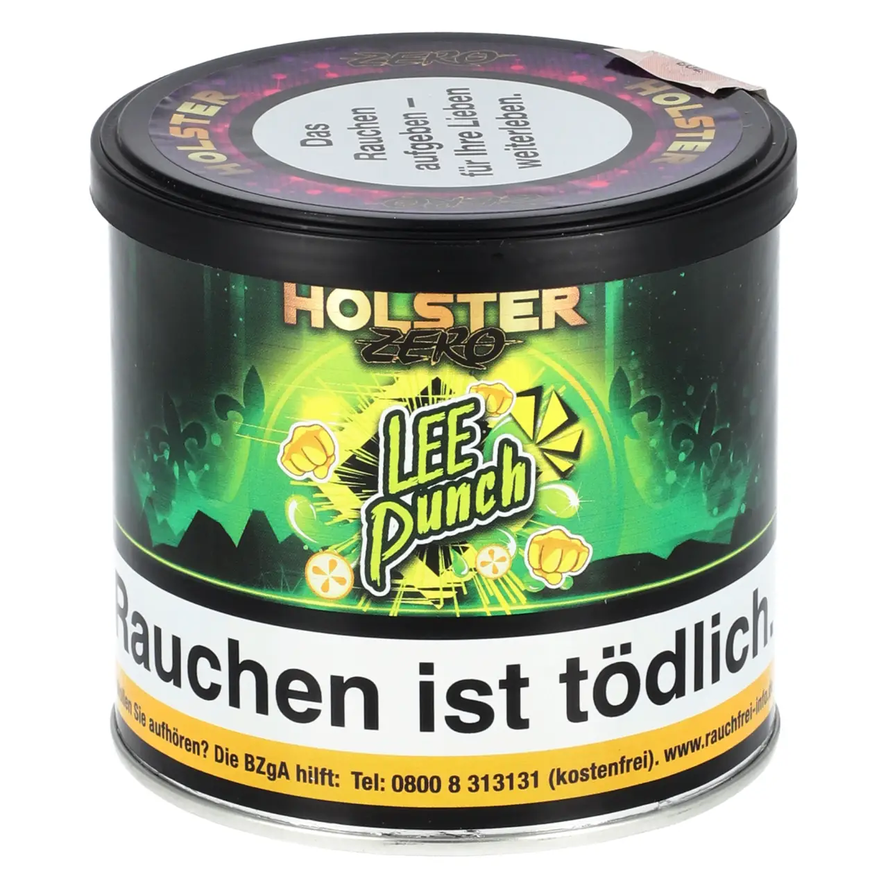 Holster Zero Zitrone (Lee Punch) Pfeifentabak, 75g Holster Zero Pfeifentabak Lee Punch - Zitrone - 75g