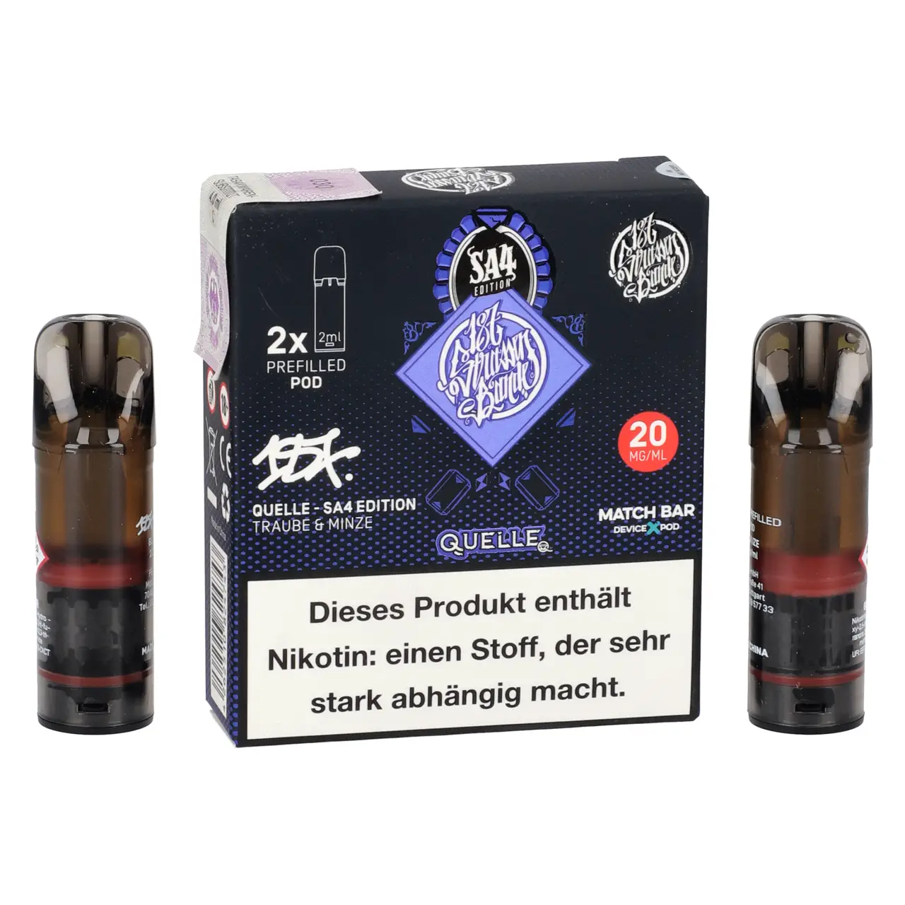 187 Pods Quelle im 2er Pack