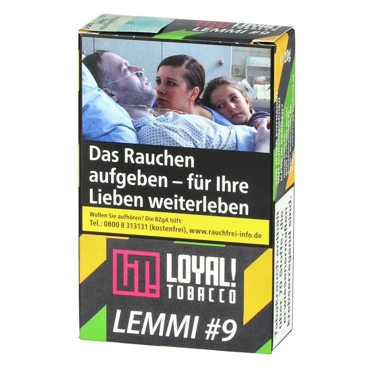 Loyal Tobacco Zitrone Minze (LEMMI #9) Shisha Tabak, 25g Loyal Shisha Tabak LEMMI - Zitrone Minze - 20g