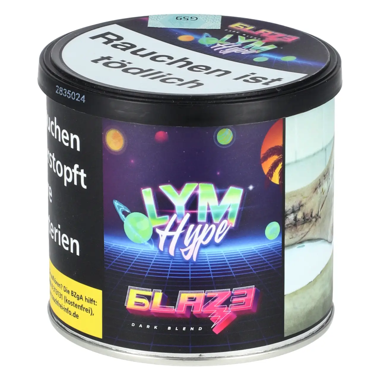 Blaze Tabak Lym Hype - Limette - Dark Blend 200g Blaze Lym Hype Dark Blend Shisha Tabak
