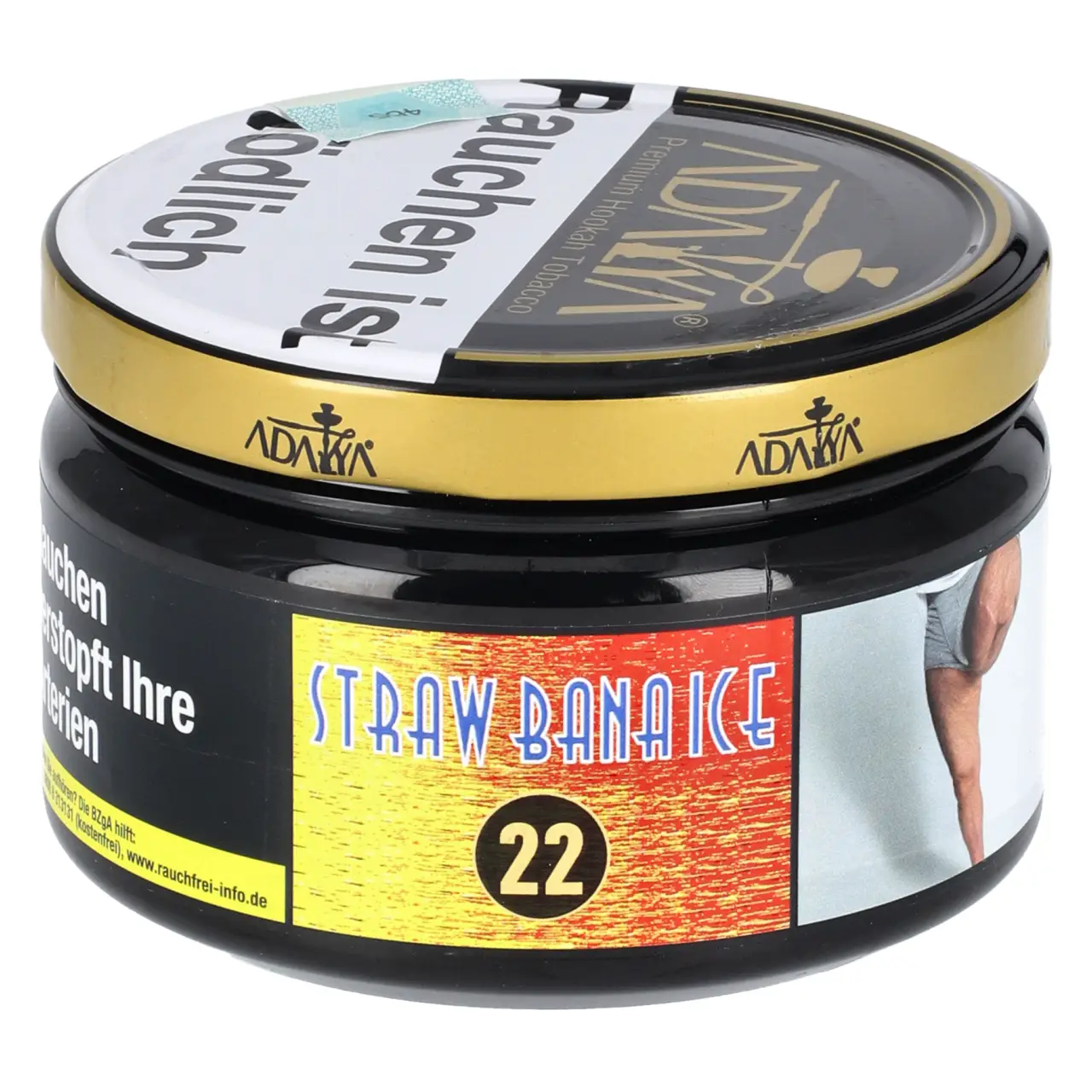 Adalya Tabak Straw Bana Ice - Erdbeere Banane Ice - Shisha Tabak 200g Adalya Straw Bana Ice Shisha Tabak in der 200g Dose