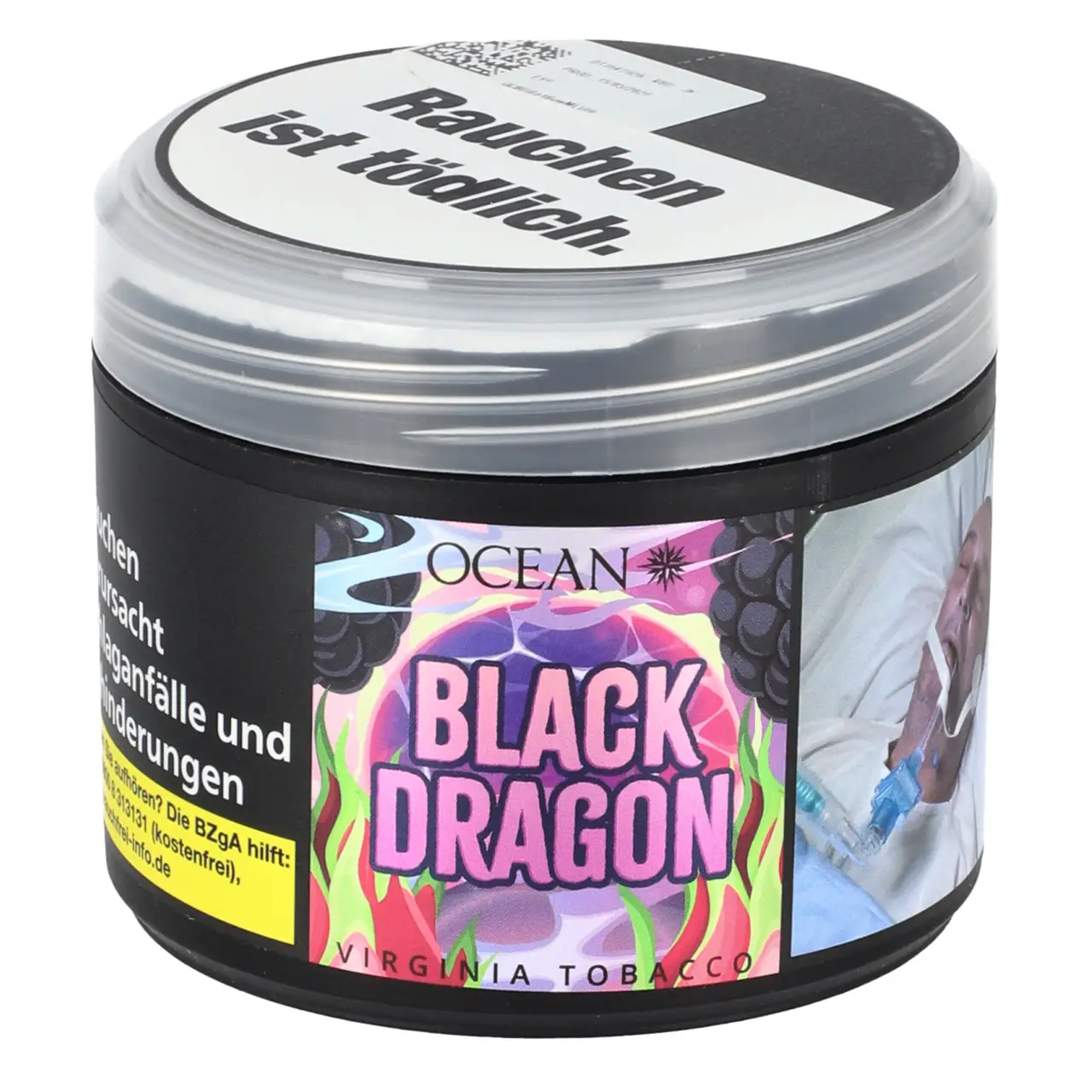 Ocean Tobacco Black Dragon Shisha Tabak 200g