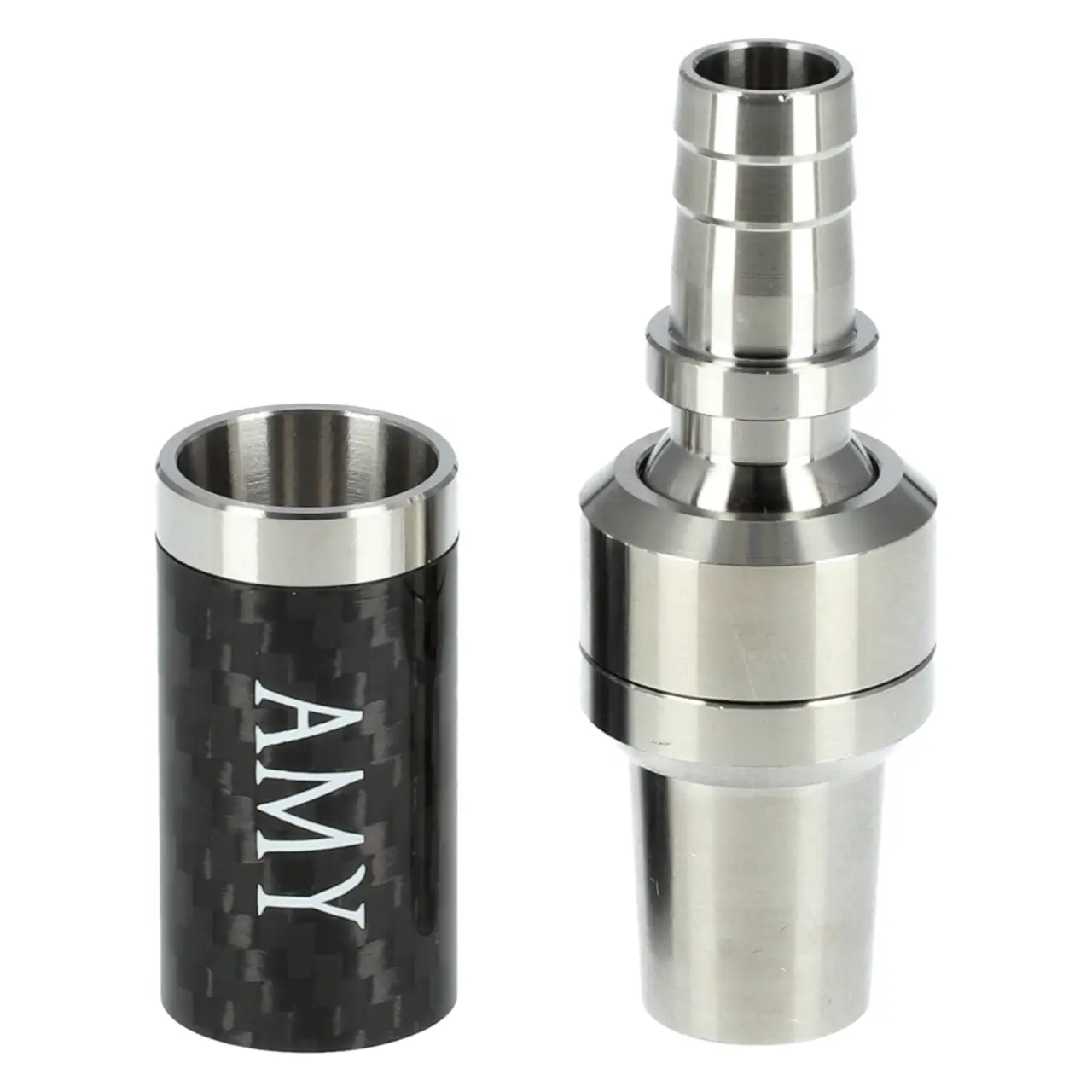 Amy Schliffadapter mit Kugelgelenk - Carbon Schwarz