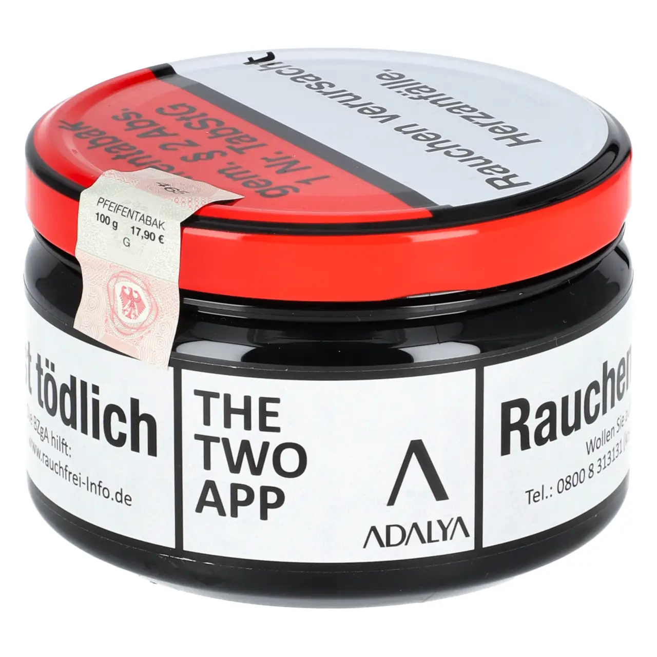 Adalya Doppelapfel (The Two App) Pfeifentabak, 100g Adalya Pfeifentabak The Two App 100g Dose