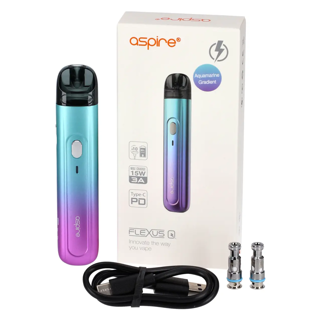 Aspire Flexus Q E-Zigaretten-Set Aquamarine
