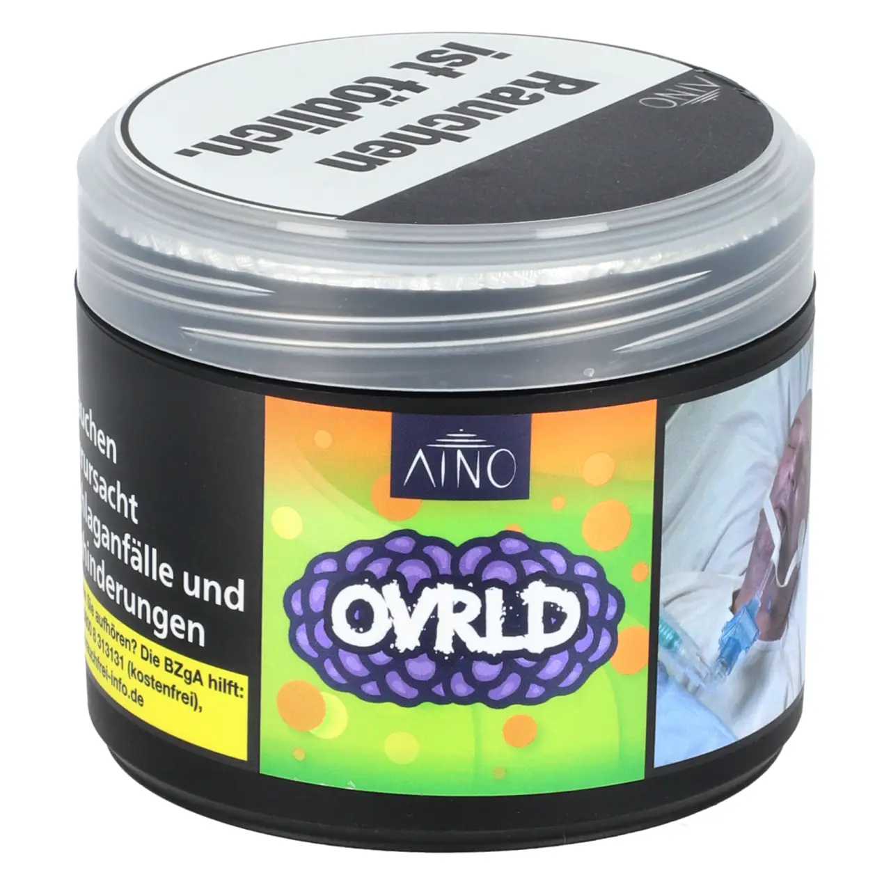 Aino Brombeere Clementine Mango Zitrone (Ovrld) Shisha Tabak, 200g Aino Shisha Tabak Ovrld in der 200g Dose