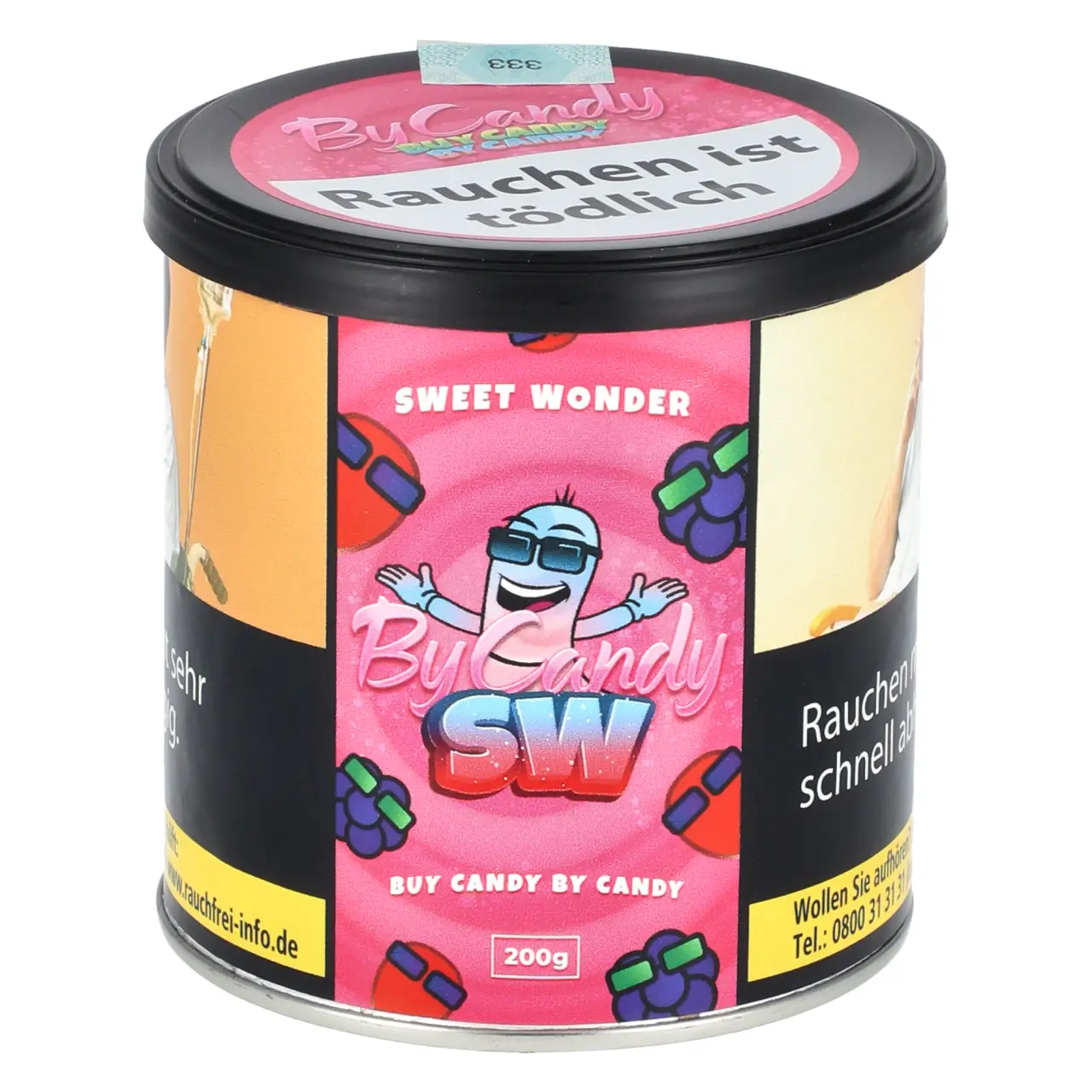 By Candy SW Sweet Wonder Shisha Tabak 200g Dose By Candy SW Sweet Wonder Shisha Tabak 200g Dose
