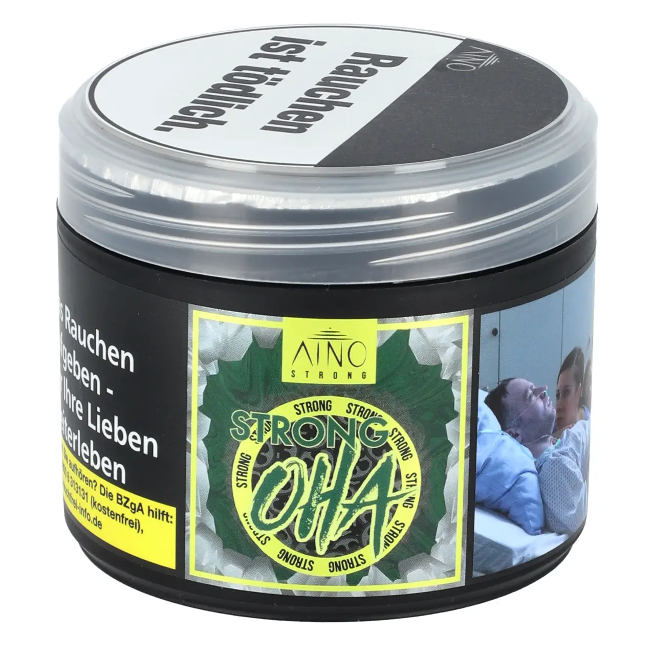 Aino Strong brasilianische Guave (Strong OHA) Darkblend Shisha Tabak, 200g Aino Strong Darkblend Shisha Tabak OHA in der 200g Dose