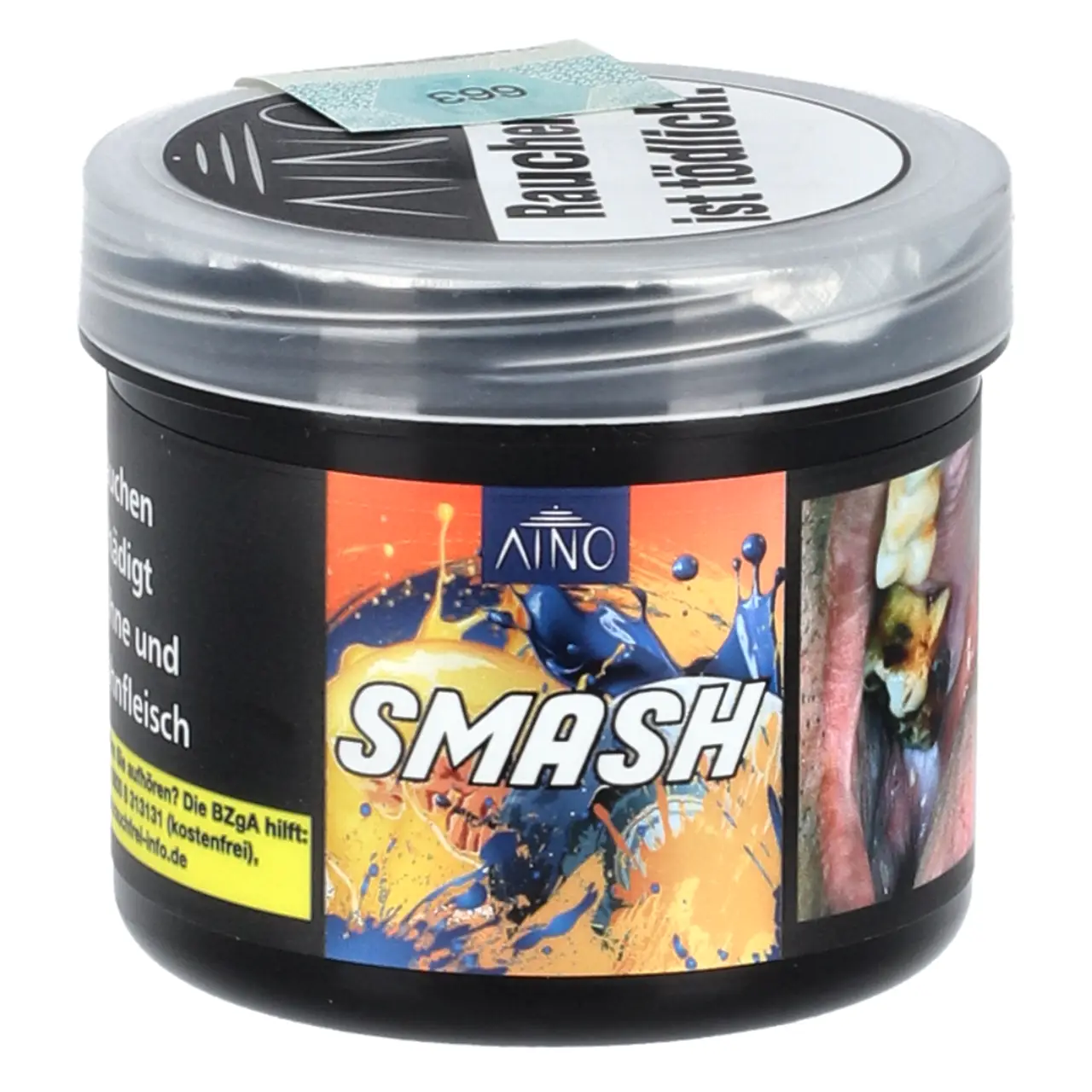 Aino Pfirsich Blaubeere (Smash) Shisha Tabak, 20g Aino Shisha Tabak Smash - Pfirsich Blaubeere - 20g