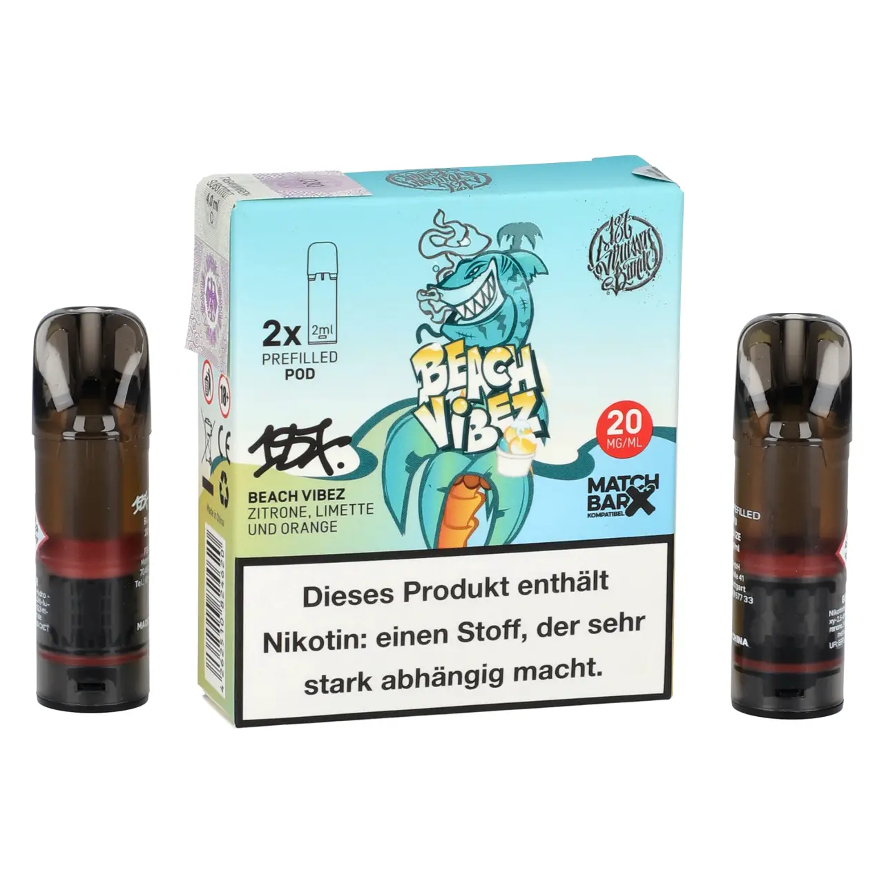 187 Pods Beach Vibez im 2er Pack