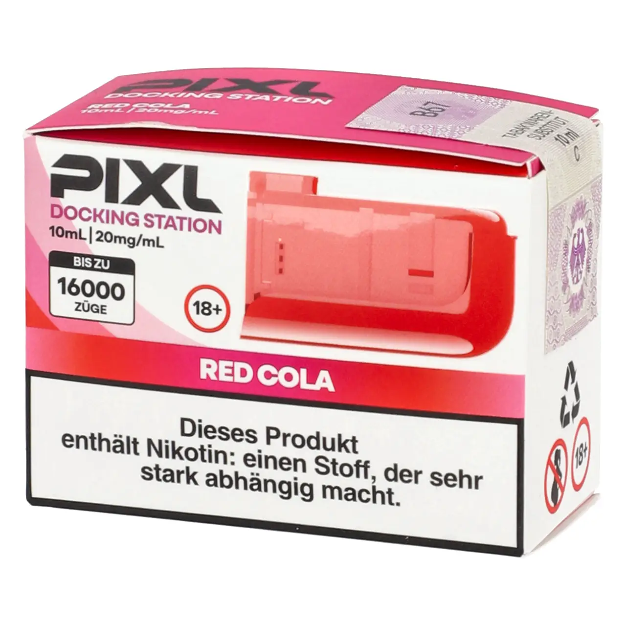 Pixl Docking Station Red Cola