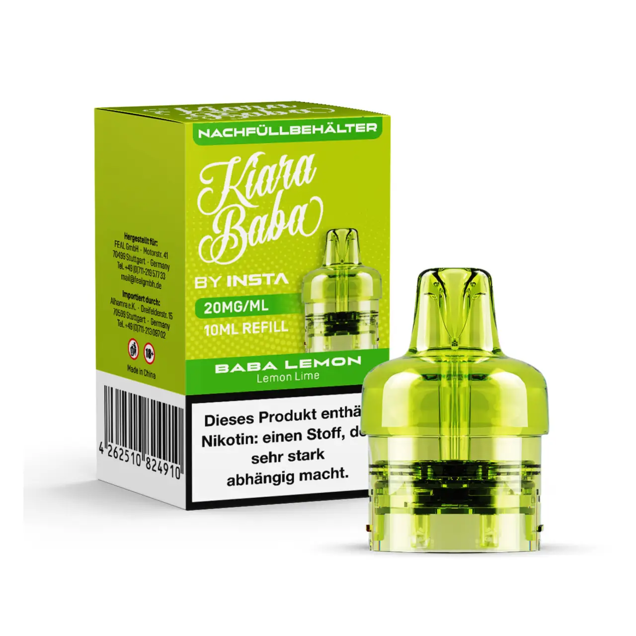 Kiara Baba Nachfüllbehälter Baba Lemon