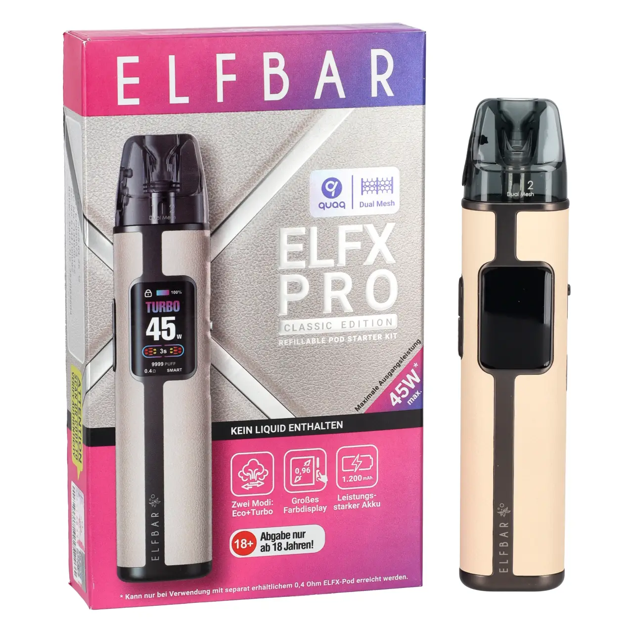 Elfbar Elfx Pro E-Zigarette in Weiß