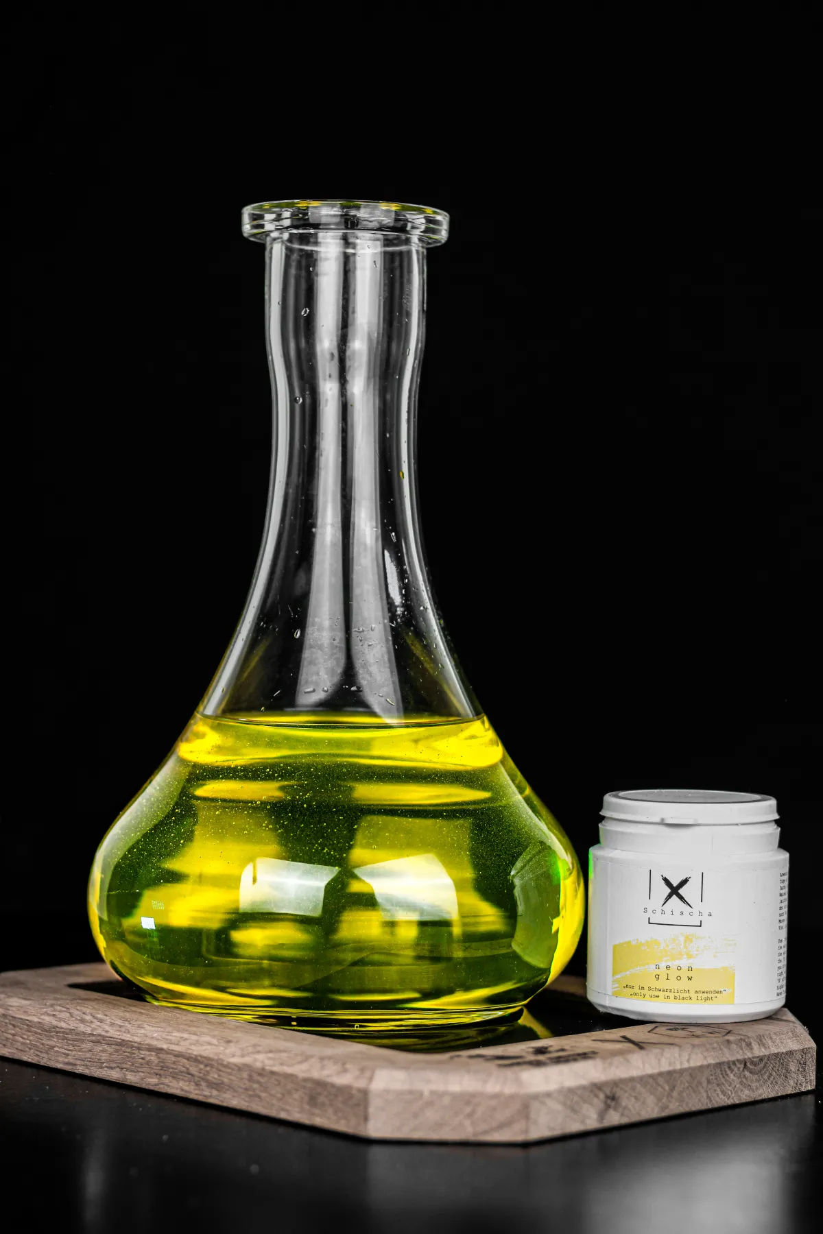 Xschischa Farbpulver Sparkle Neon Glow Beispiel